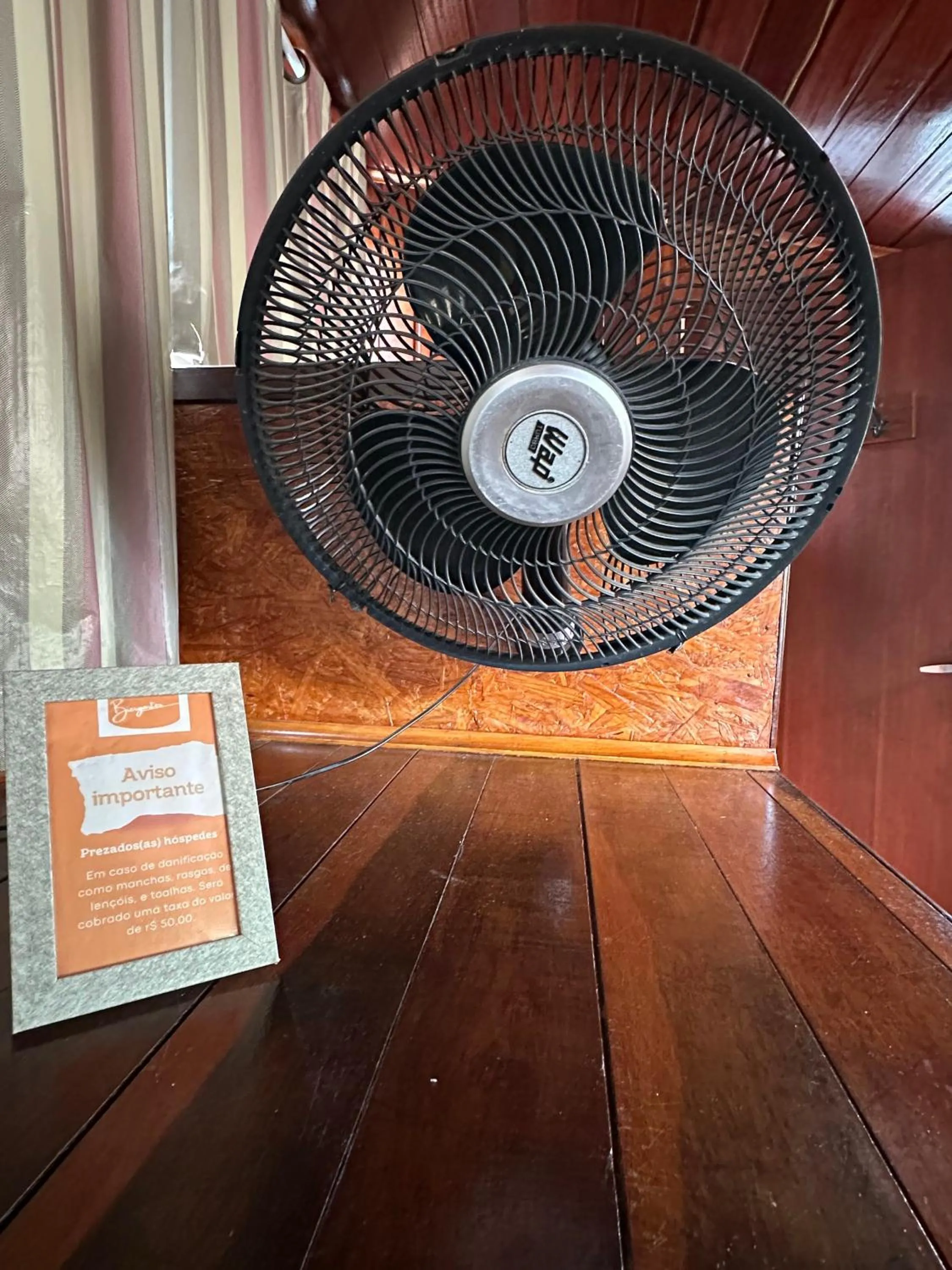 air conditioner in Biergarten Hostel