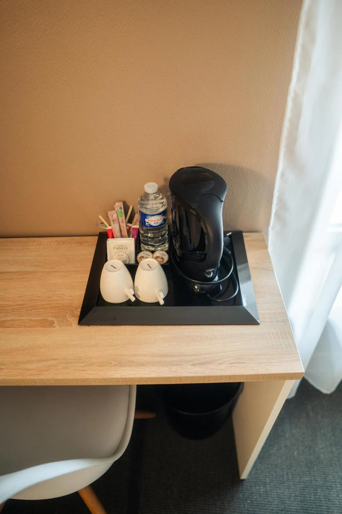 Coffee/tea facilities in Logis Hotel Spa Restaurant Au Site Normand