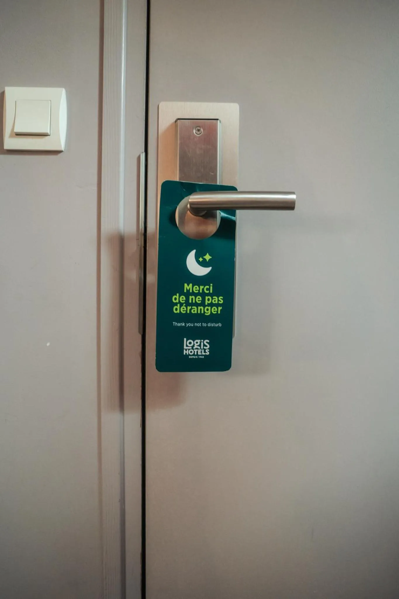 Bedroom in Logis Hotel Spa Restaurant Au Site Normand