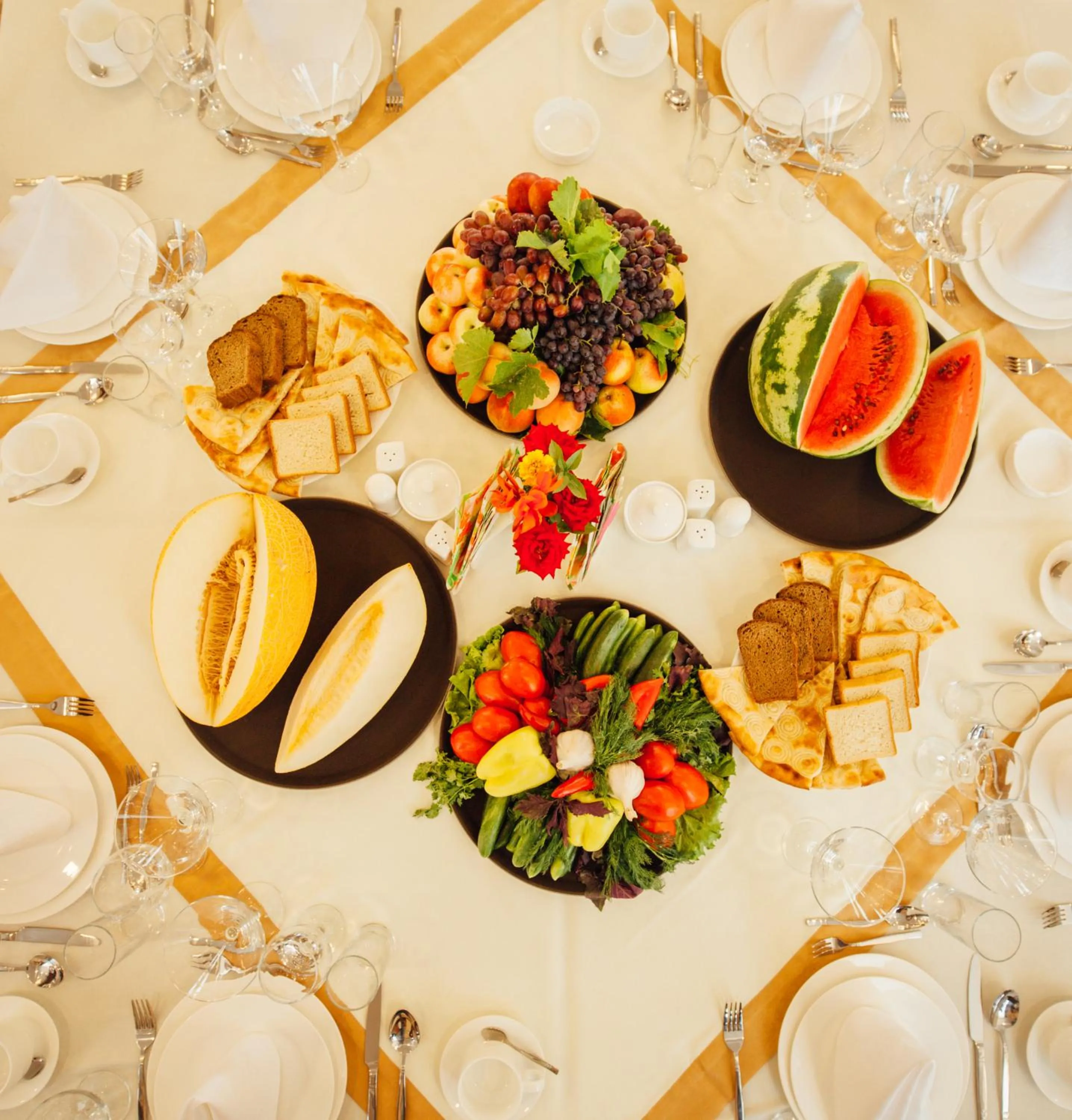 Food close-up in Bek Khiva Hotel