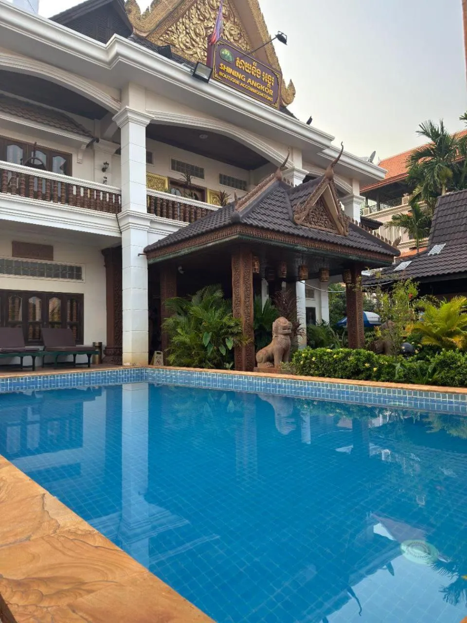 Swimming pool in Shining Angkor Boutique Hotel
