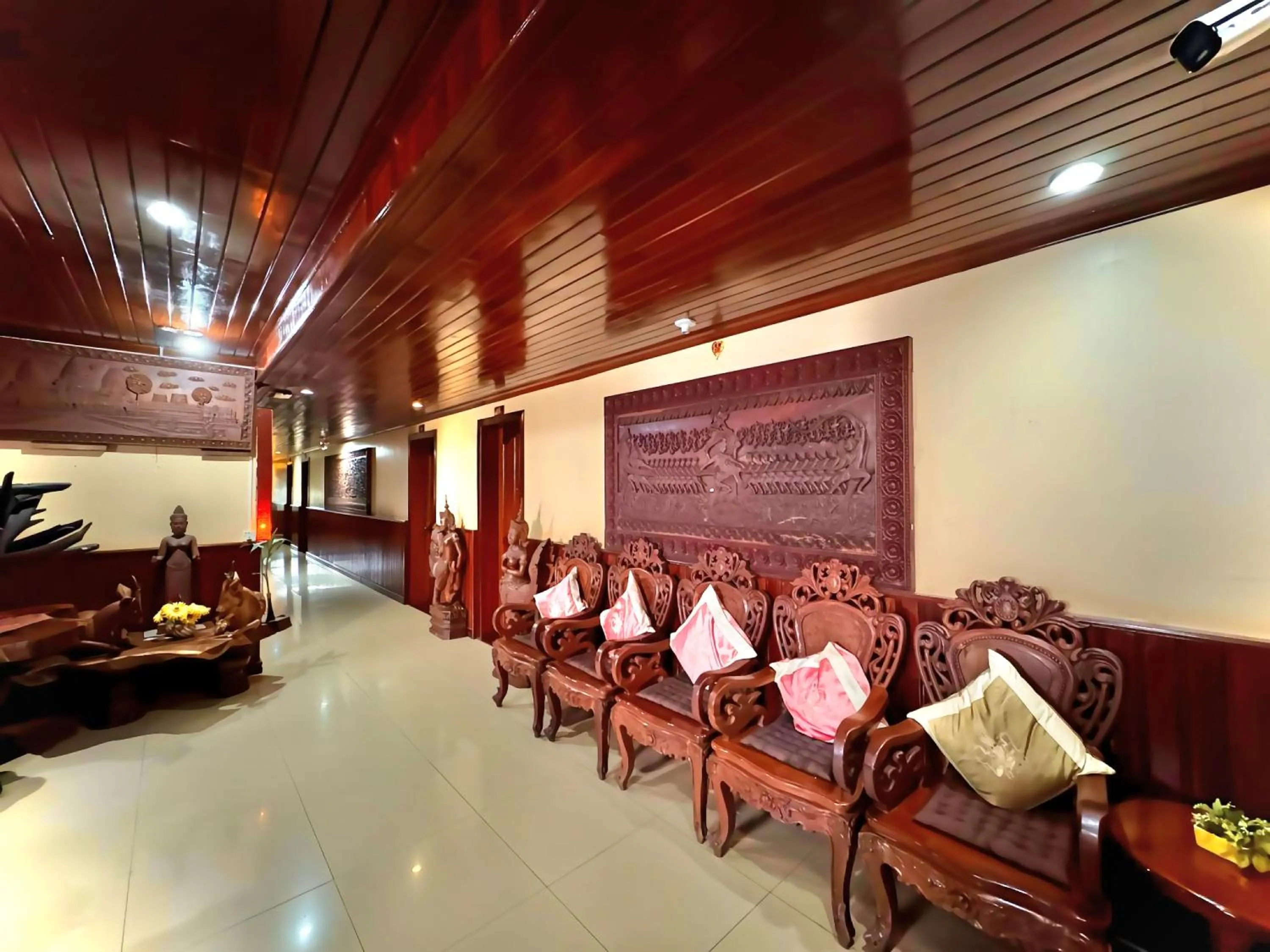Seating area in Shining Angkor Boutique Hotel