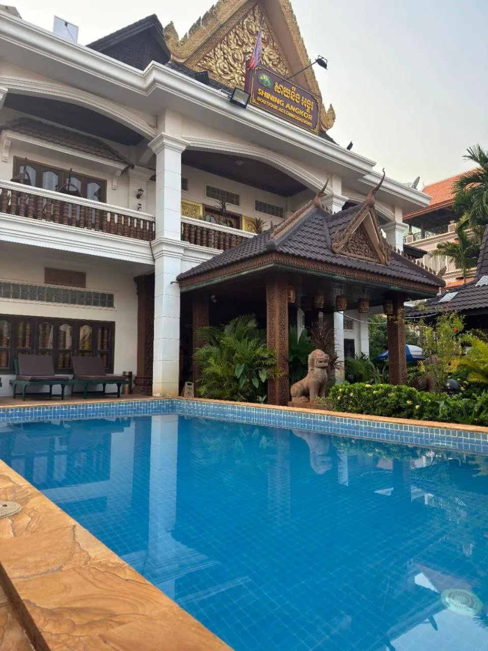 Swimming pool in Shining Angkor Boutique Hotel