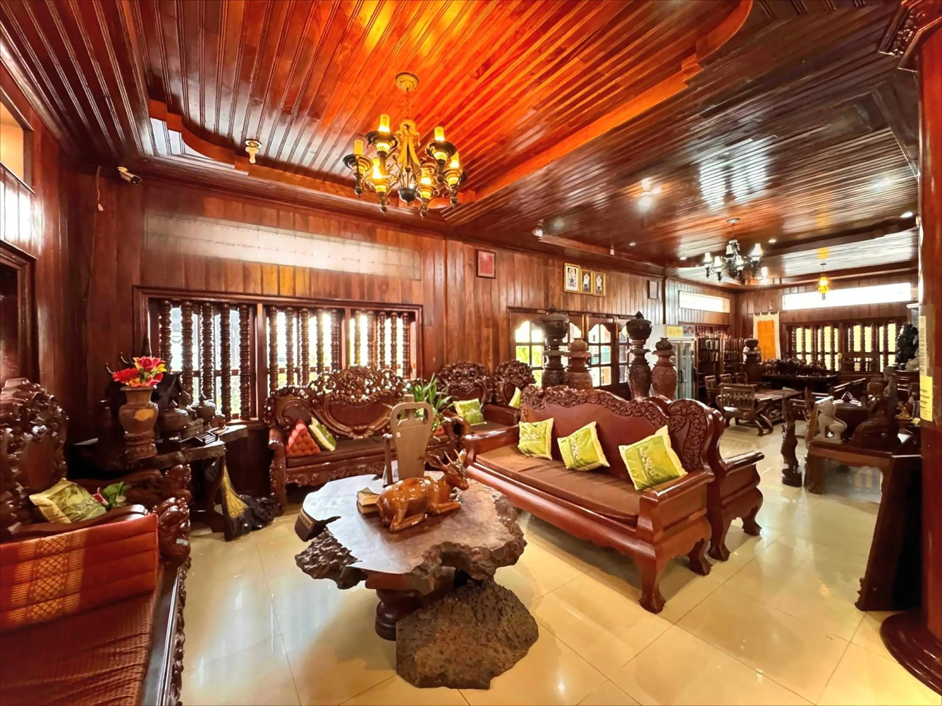 Seating area in Shining Angkor Boutique Hotel