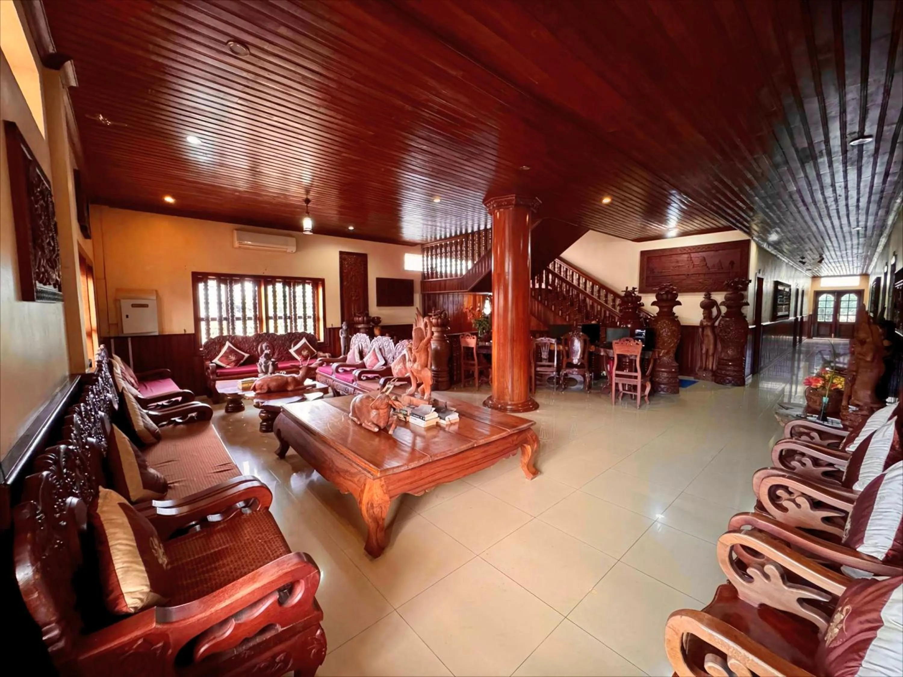 Seating area in Shining Angkor Boutique Hotel