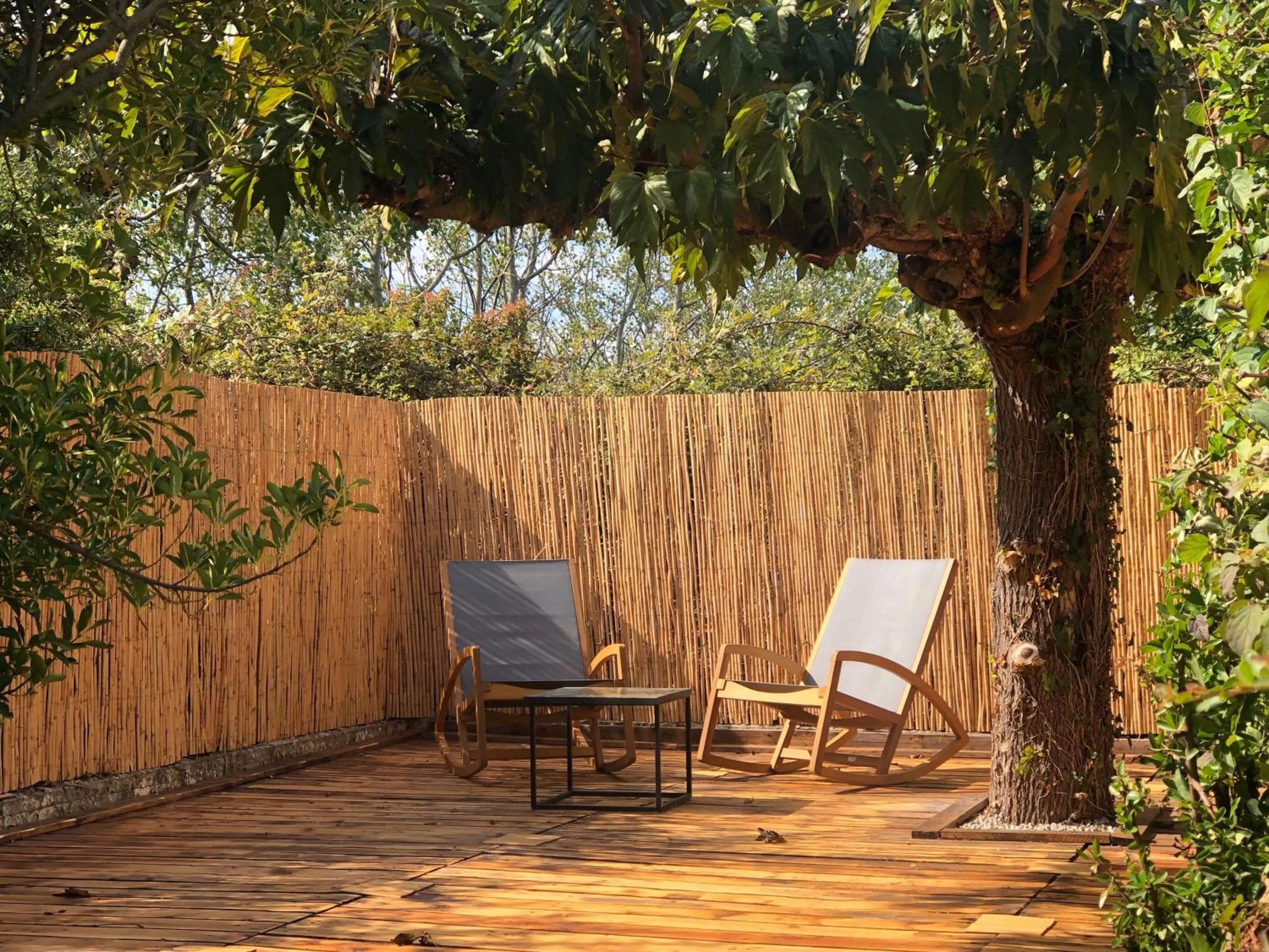 Patio in Mas des Prevots B&B