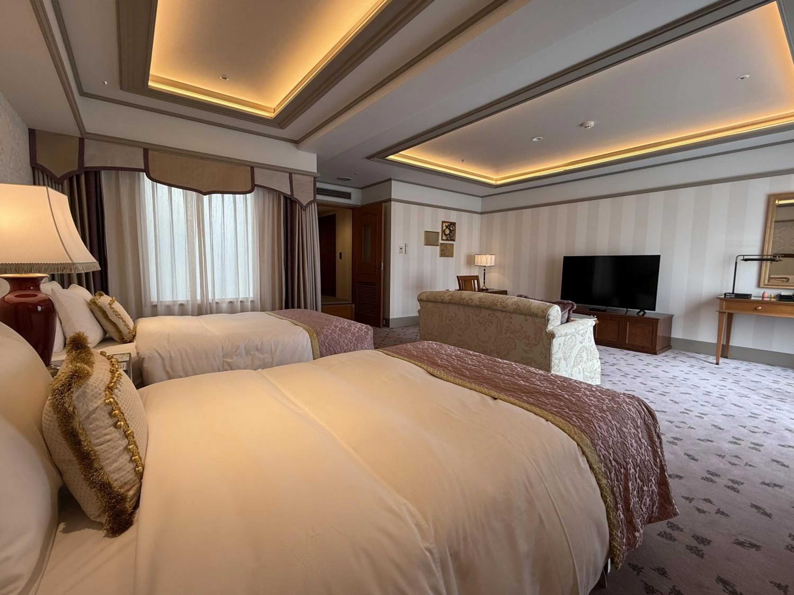 Bed in Hotel Nikko Princess Kyoto