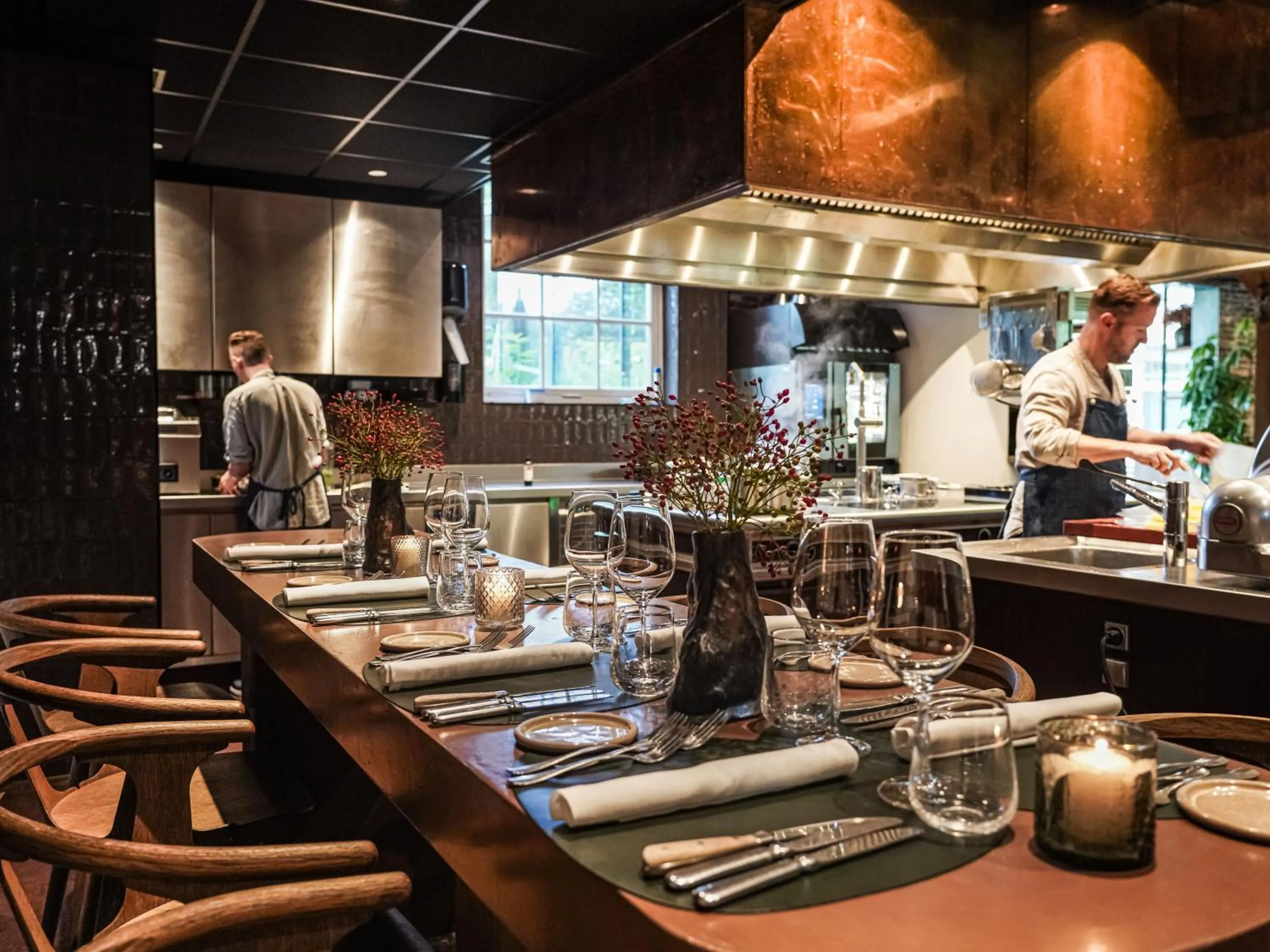 Kitchen or kitchenette in Parc Broekhuizen l Culinair landgoed