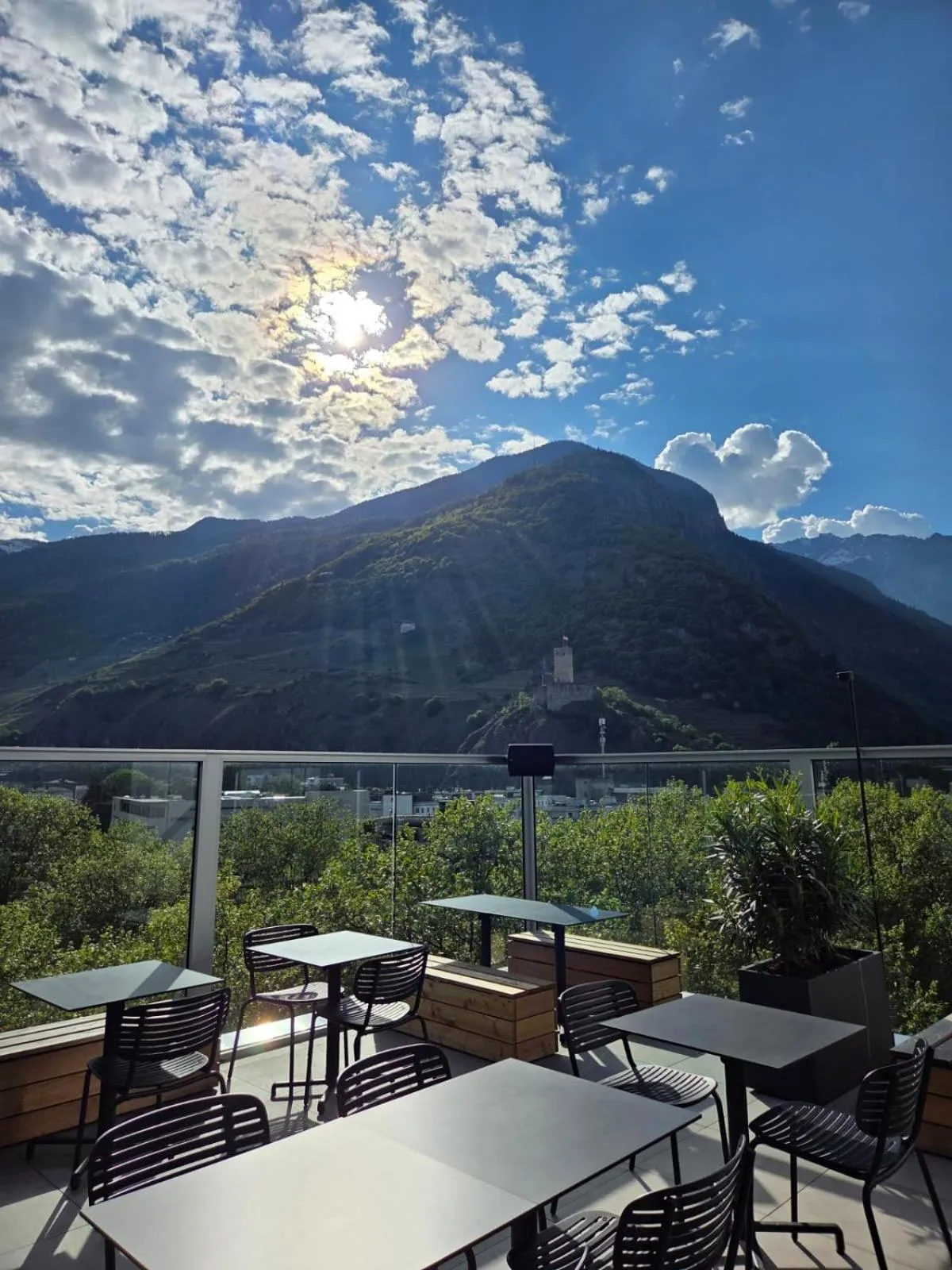 Patio in Campanile Martigny
