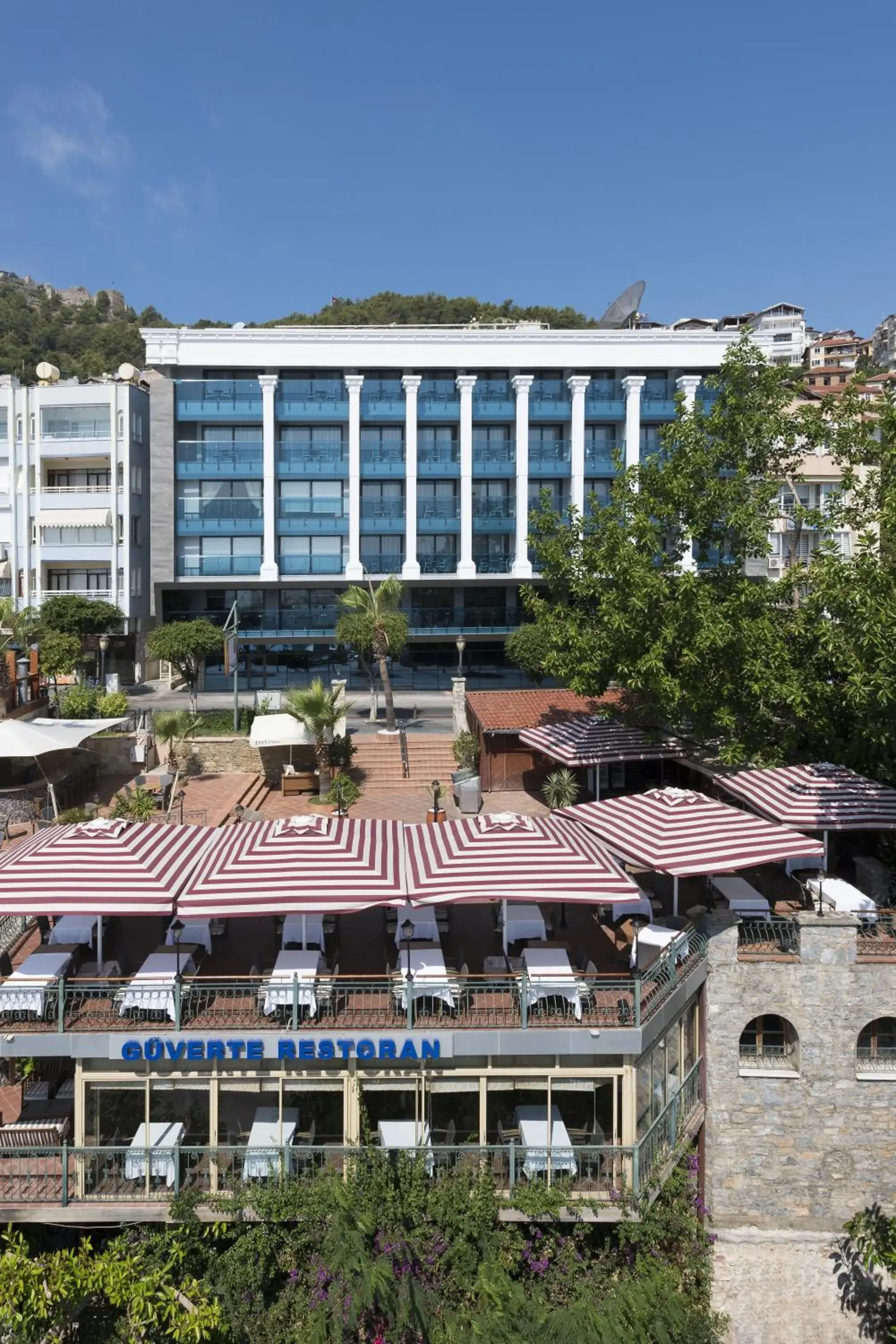 Bird's eye view, Property Building in Hotel Kaptan