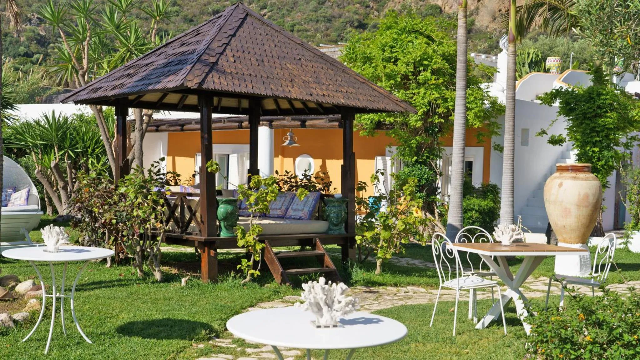 Garden in Hotel Oasi