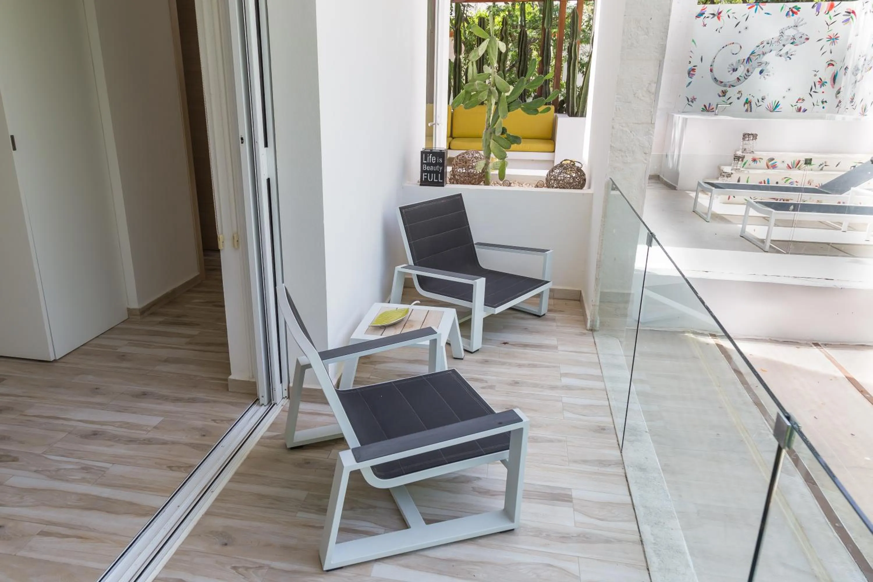 Balcony/Terrace in Luxury Private Villas , Private Pool, Private garden, Jacuzzi, 24hours security