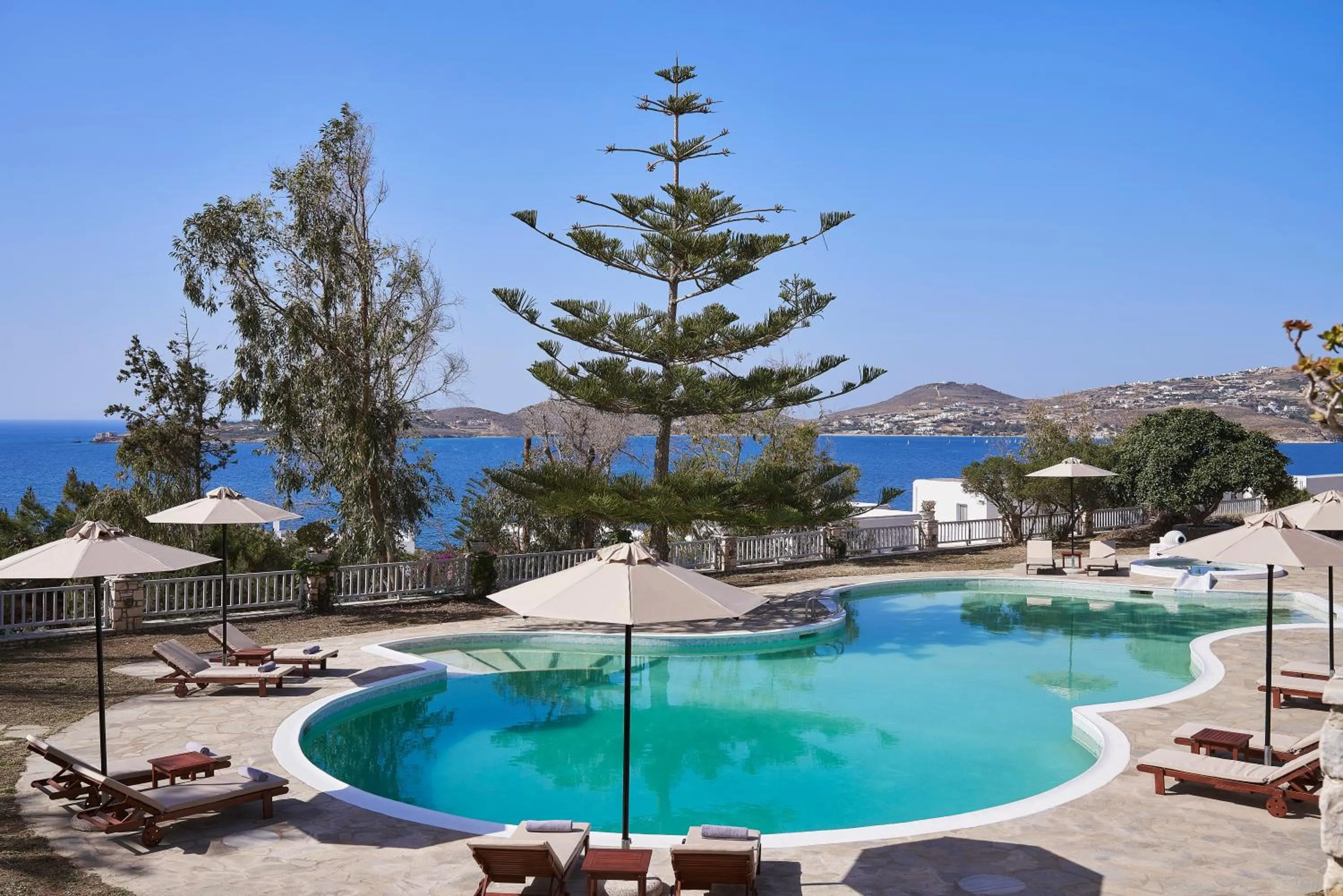 Swimming pool in High Mill Paros Hotel