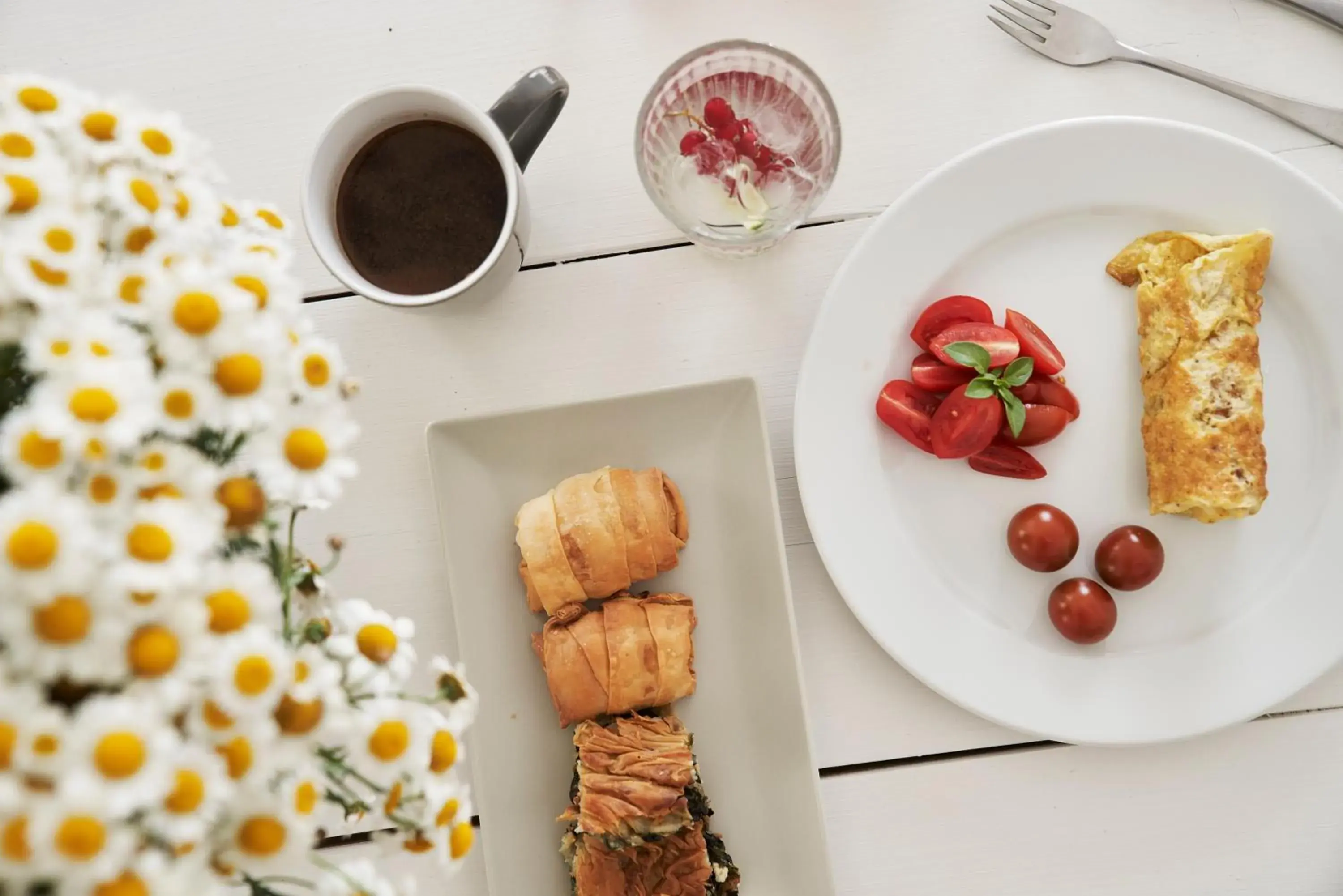 Breakfast in High Mill Paros Hotel Breakfast in High Mill Paros Hotel