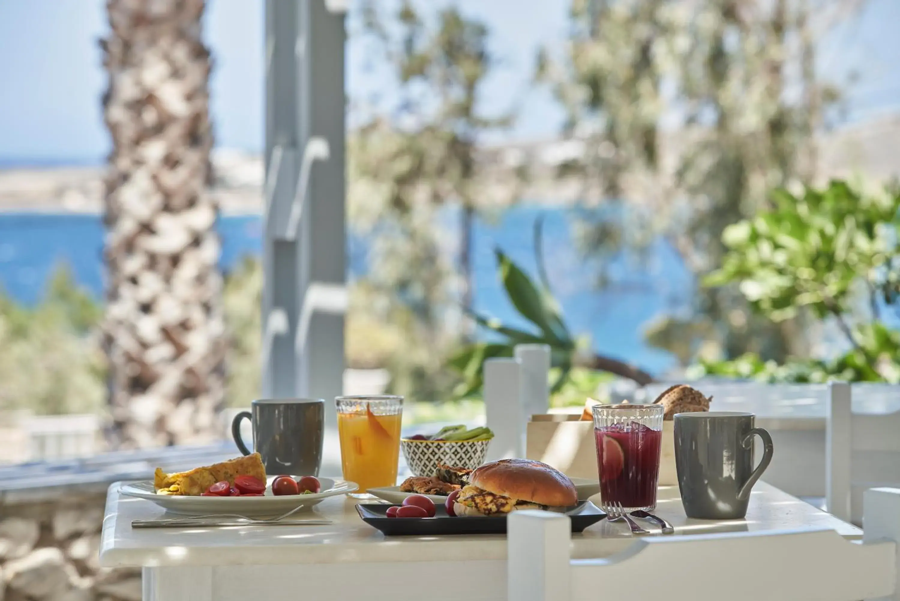 Breakfast in High Mill Paros Hotel Breakfast in High Mill Paros Hotel