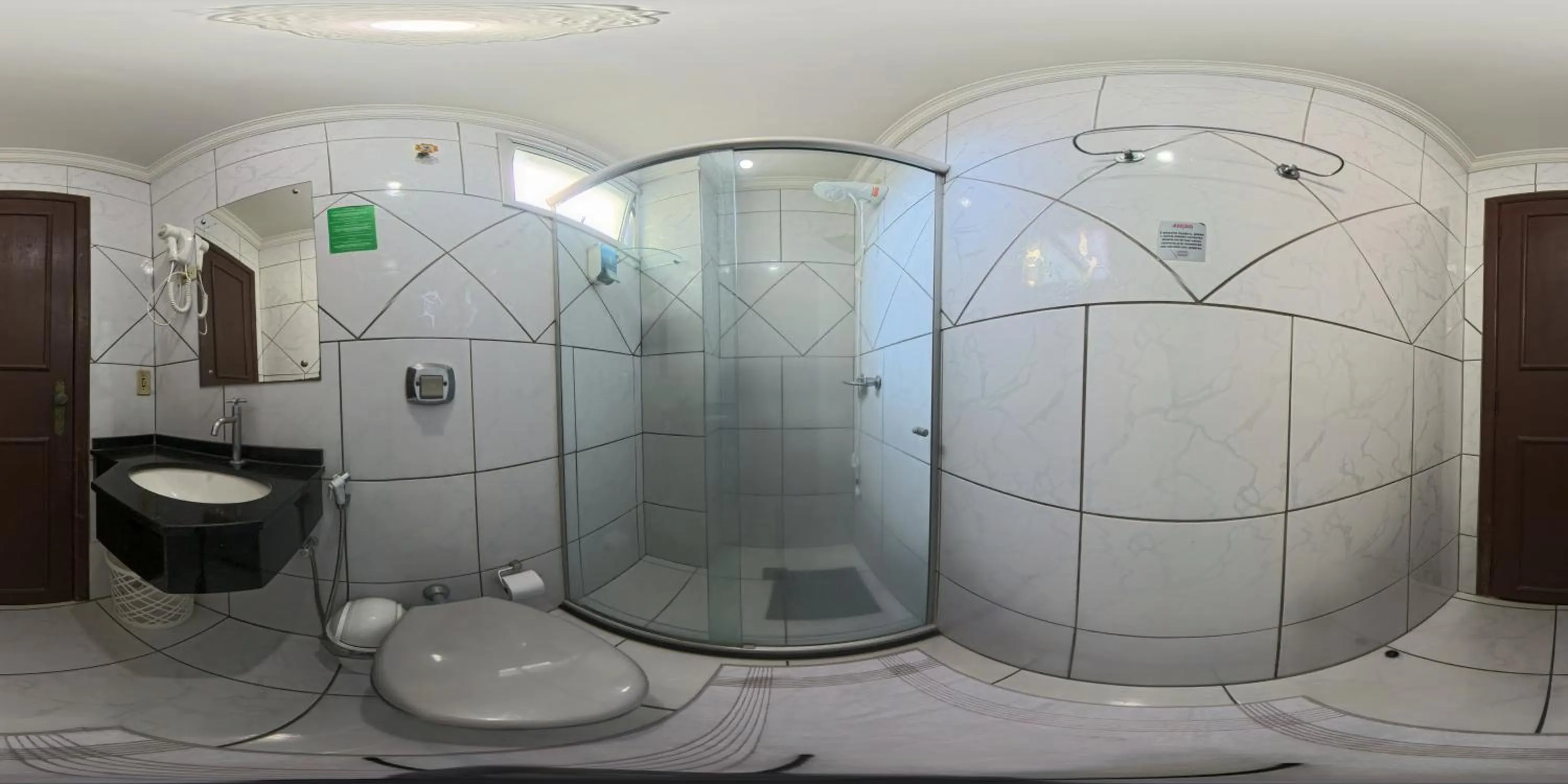 Bathroom in Hotel Três Fronteiras