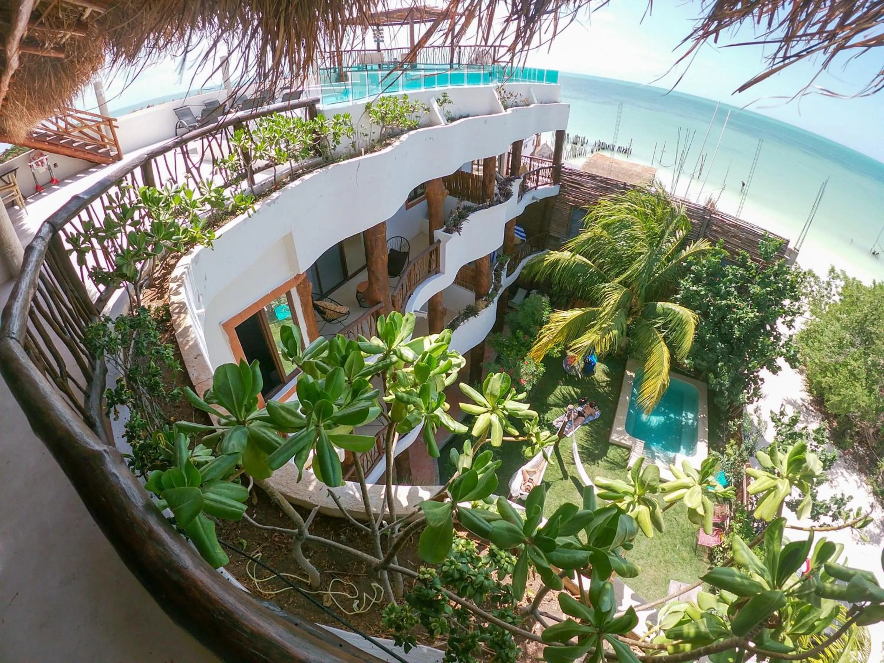 Bird's eye view in Spirit Holbox