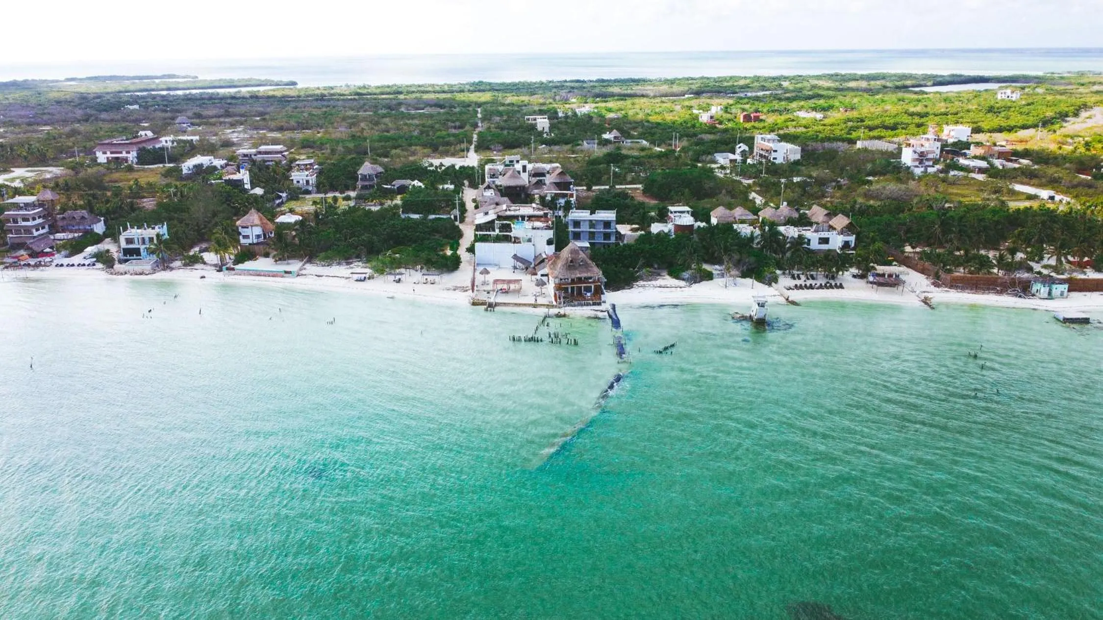 Bird's eye view in Spirit Holbox