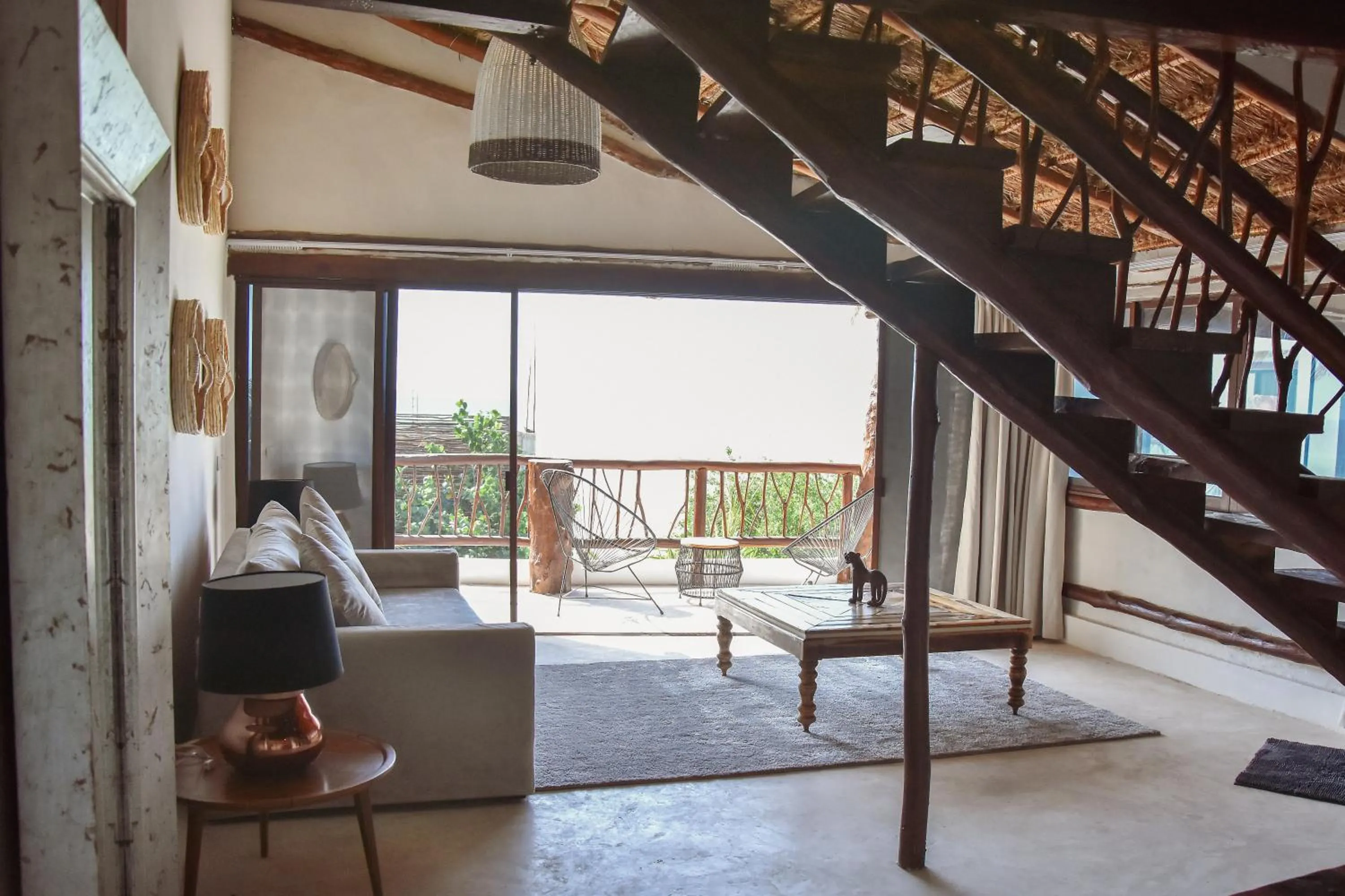 Living room in Spirit Holbox