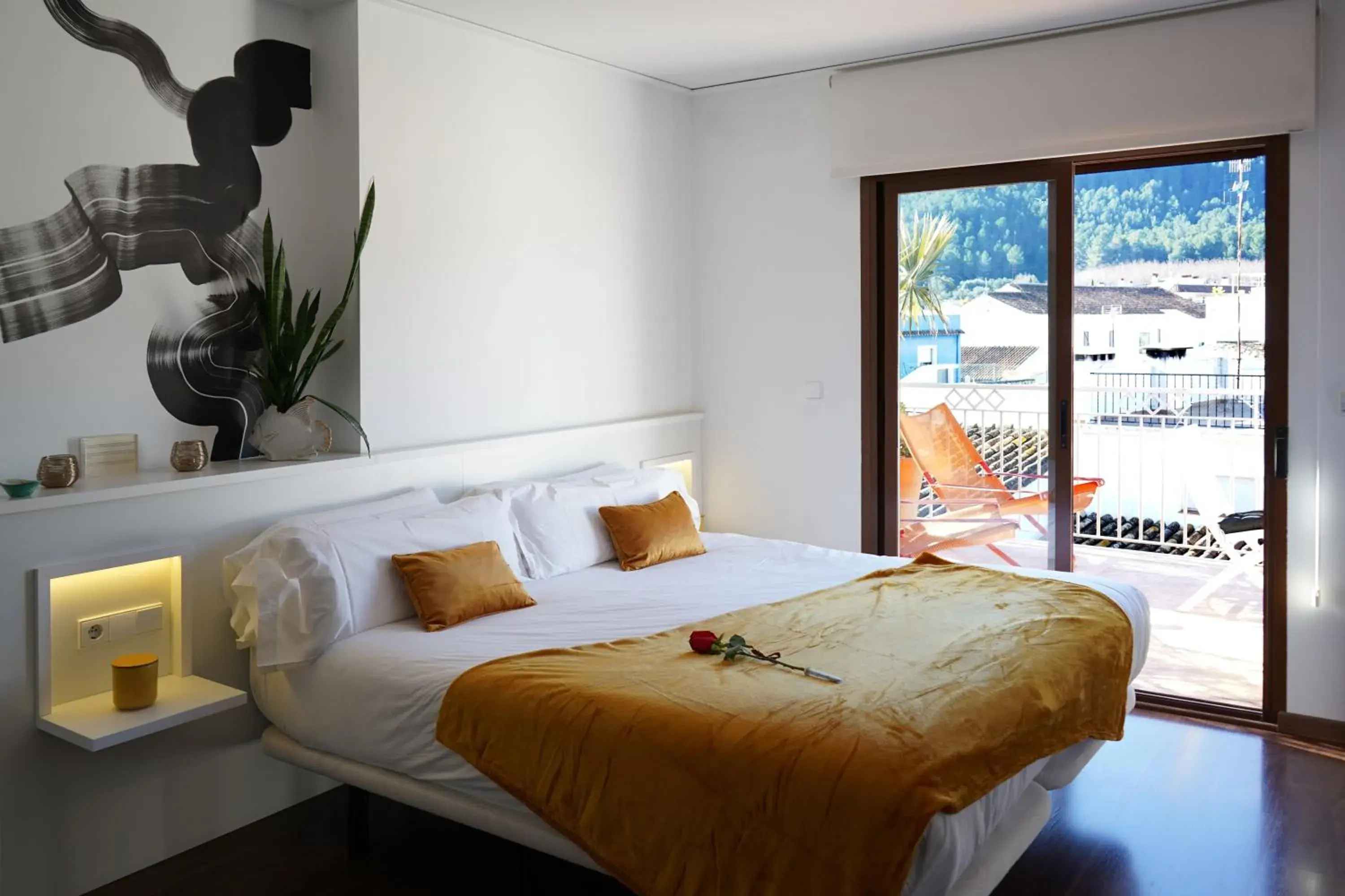 Deluxe Double Room with Castle View in Mardenit Hotel Boutique Deluxe Double Room with Castle View in Mardenit Hotel Boutique