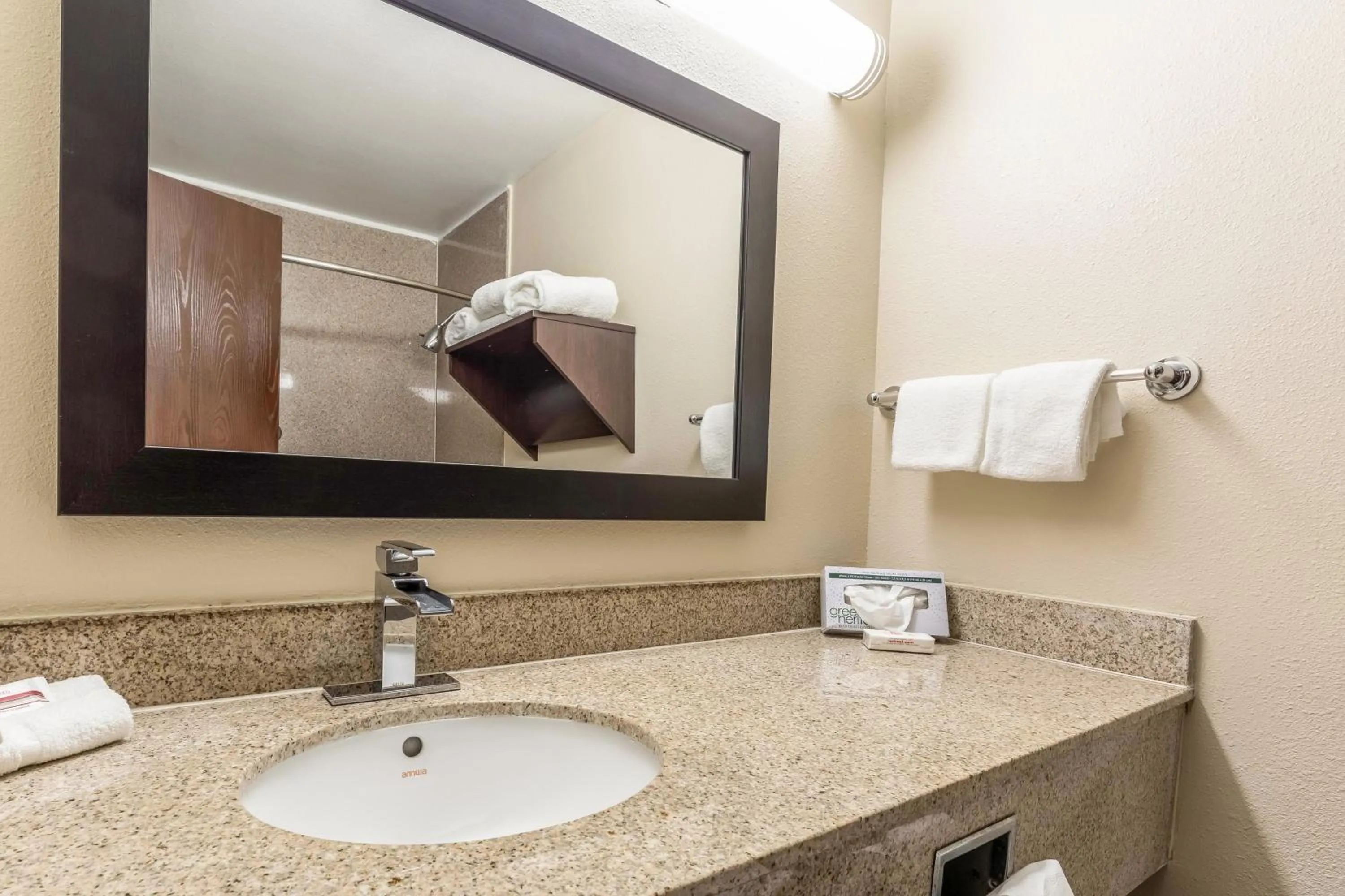 Bathroom in Red Roof Inn PLUS & Suites Houston - IAH Airport SW