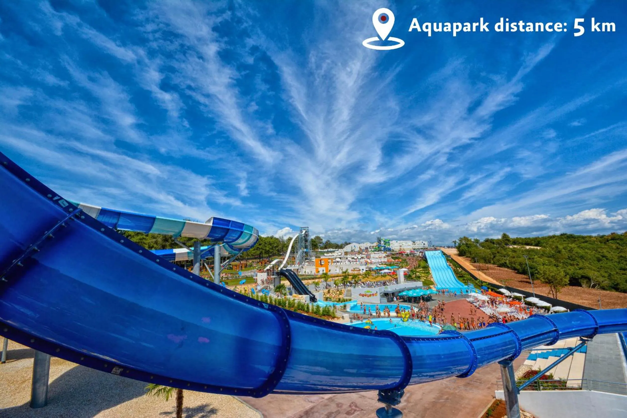 Aqua park in Aminess Vival Maestral Hotel