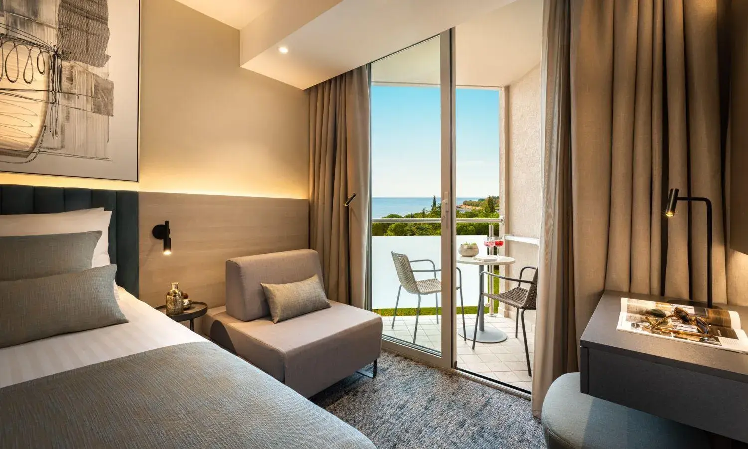 Bed in Aminess Vival Maestral Hotel Bed in Aminess Vival Maestral Hotel