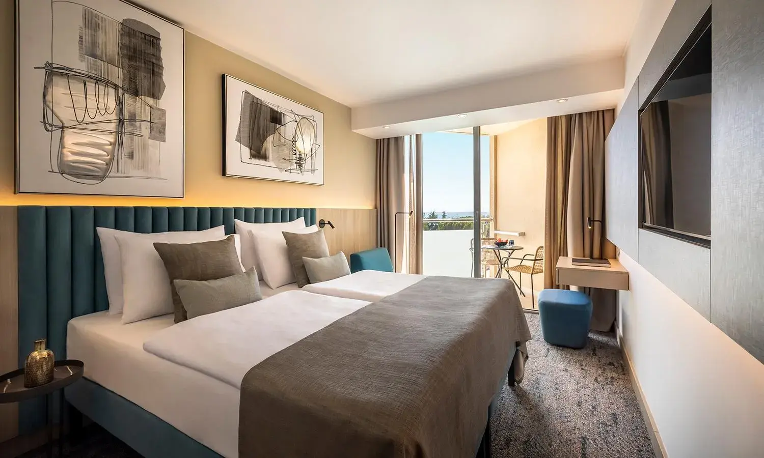 Bed in Aminess Vival Maestral Hotel Bed in Aminess Vival Maestral Hotel