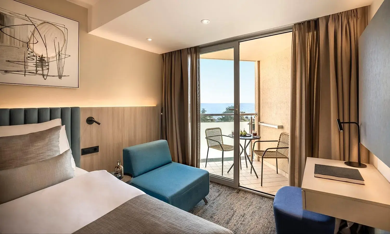 Bed in Aminess Vival Maestral Hotel Bed in Aminess Vival Maestral Hotel