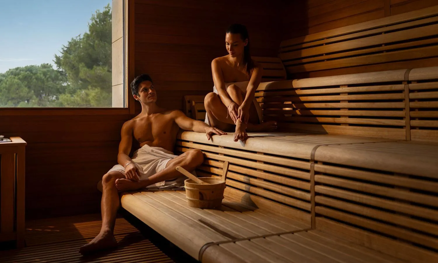 Sauna in Aminess Vival Maestral Hotel