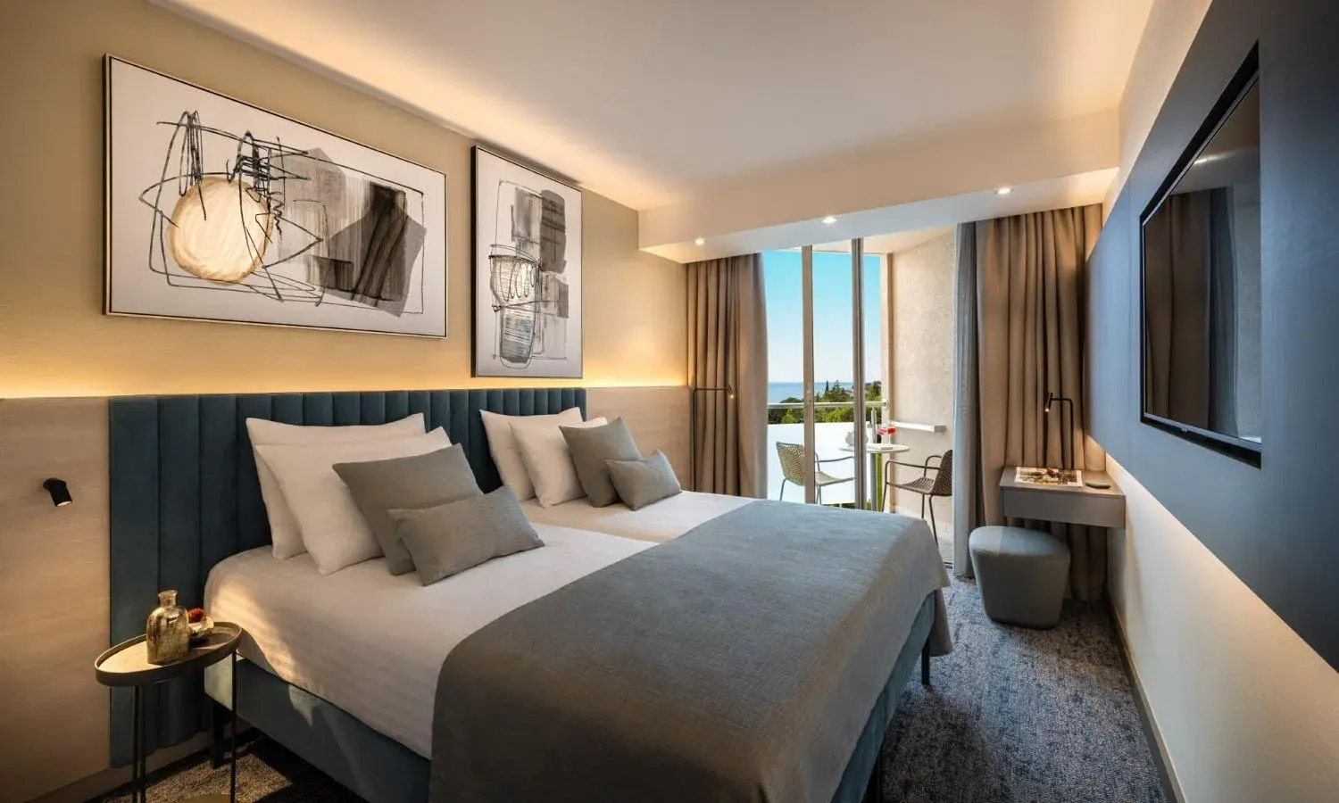 Bed in Aminess Vival Maestral Hotel Bed in Aminess Vival Maestral Hotel