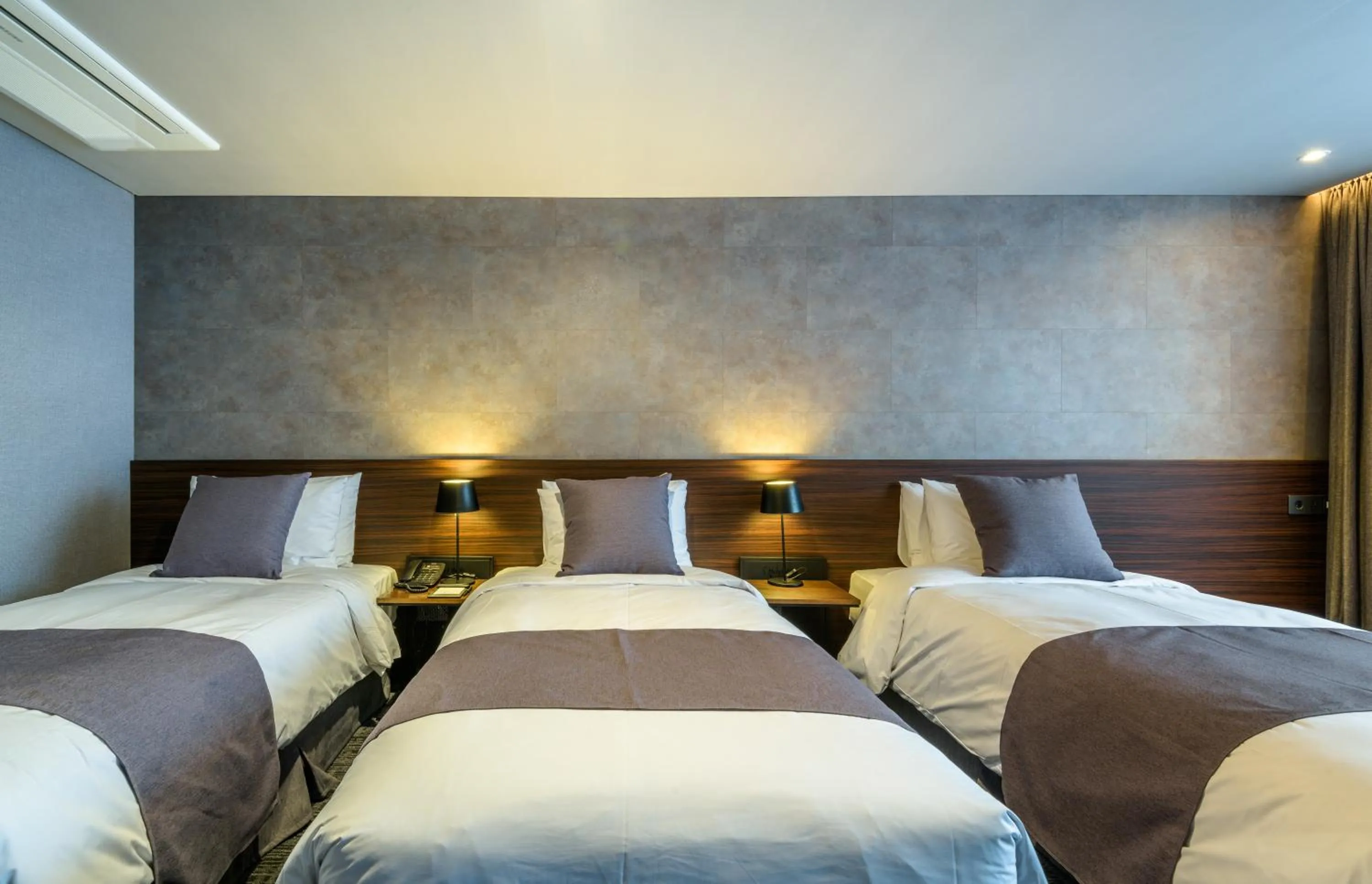 Bed in Hotel With Jeju