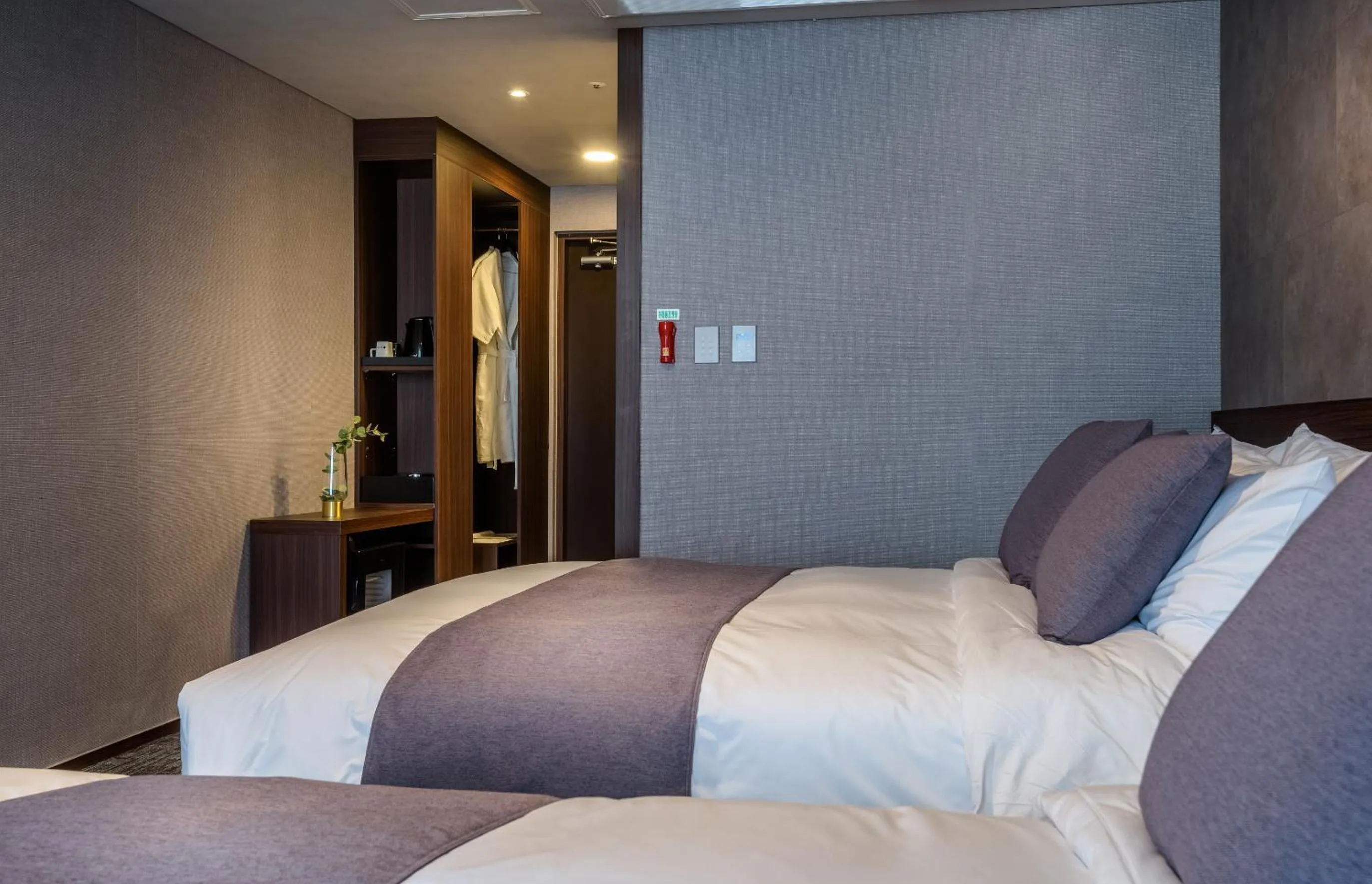 Decorative detail, Bed in Hotel With Jeju