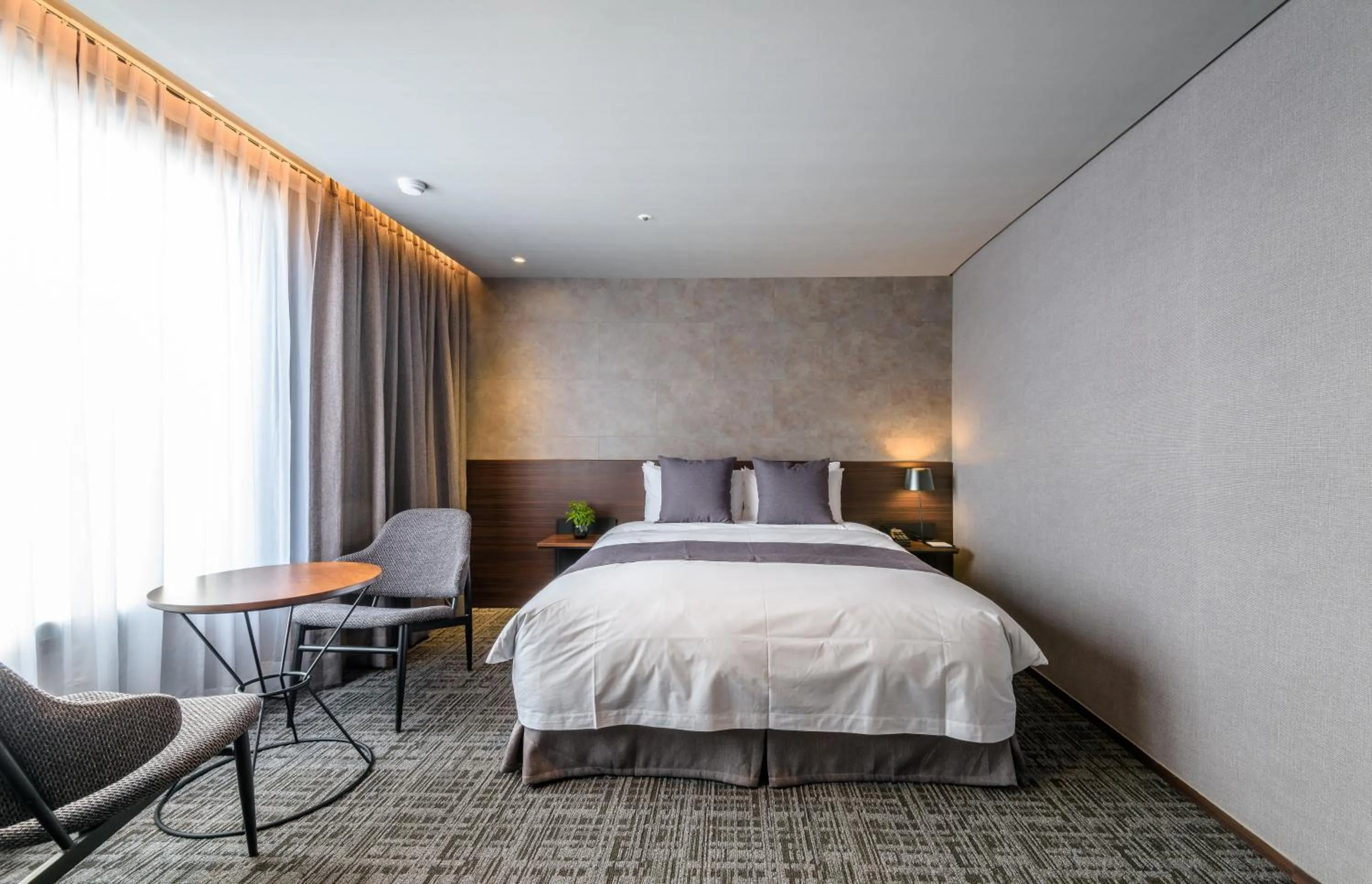 Decorative detail, Bed in Hotel With Jeju