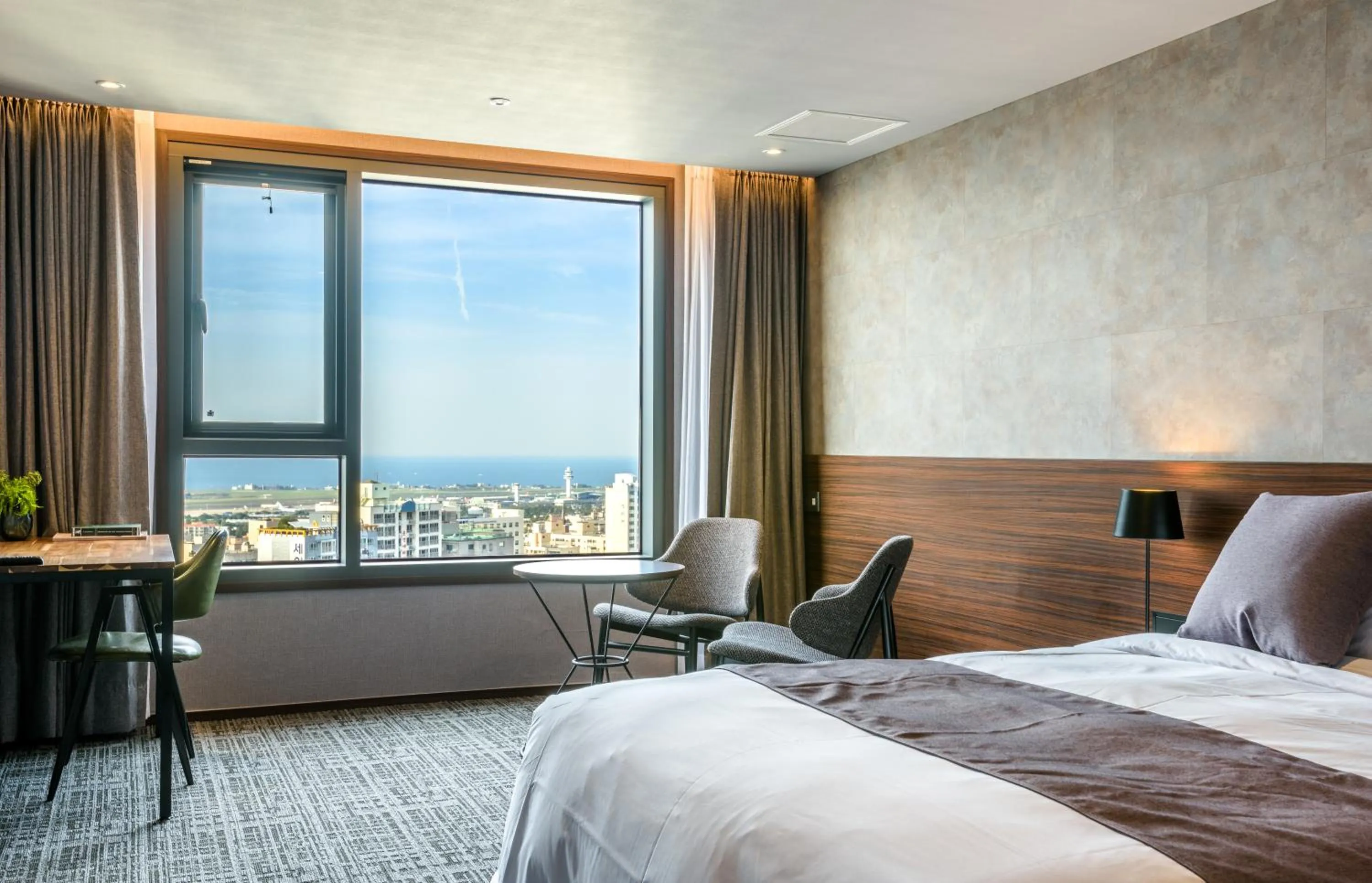 Decorative detail, Bed in Hotel With Jeju