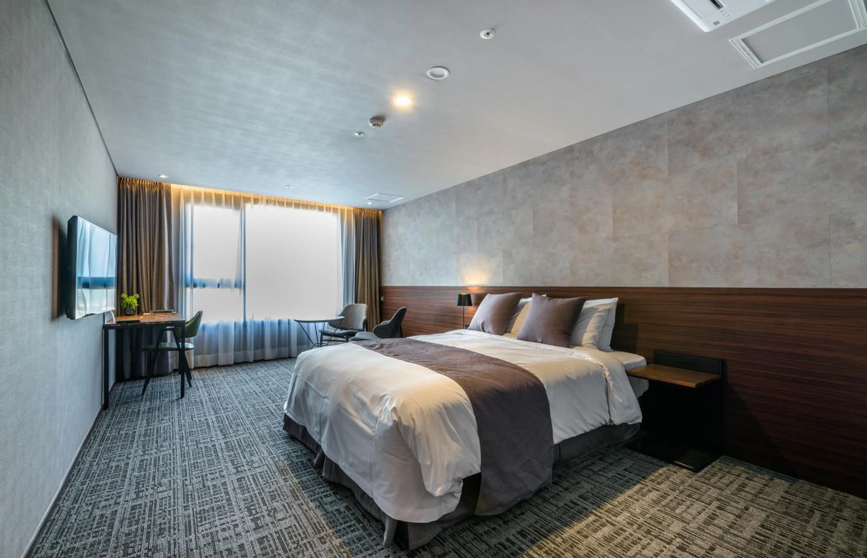 Decorative detail, Bed in Hotel With Jeju