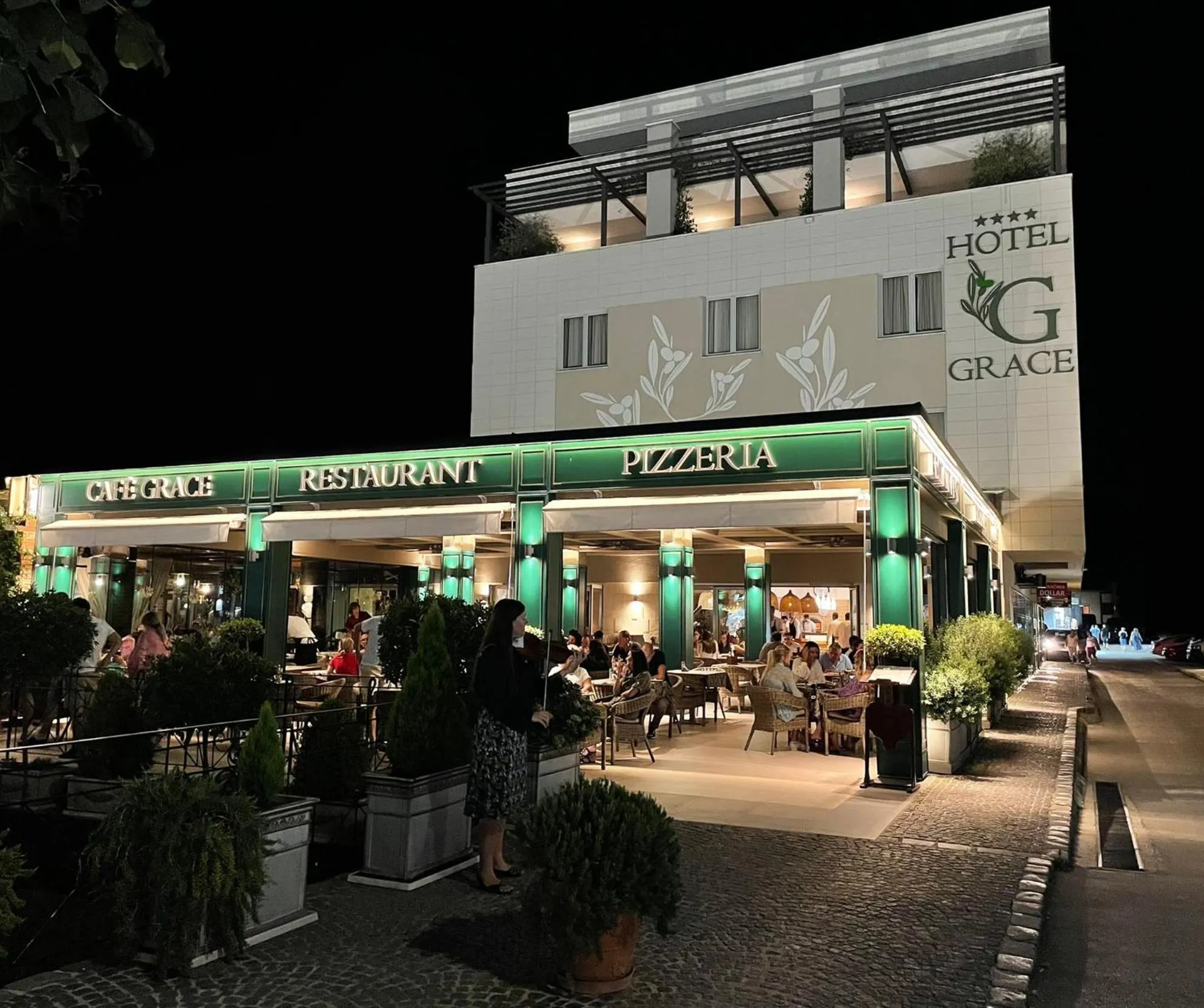 Property building in Hotel Grace