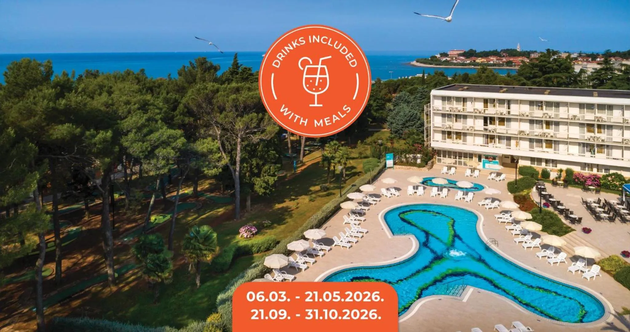 Property building in Laguna Maradiso Hotel by Aminess