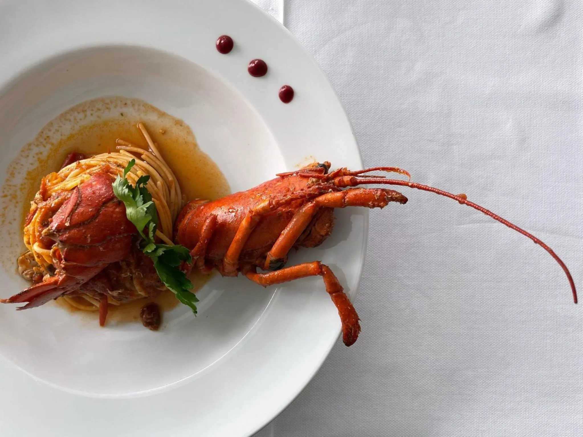 Food close-up in Hotel Croce Di Malta