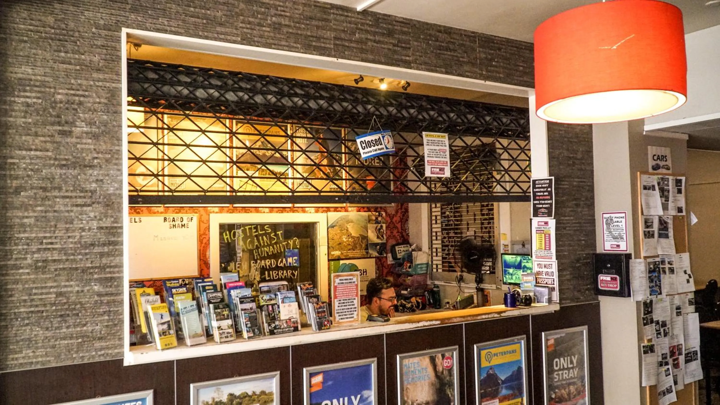 Lobby or reception in Frienz Backpacker