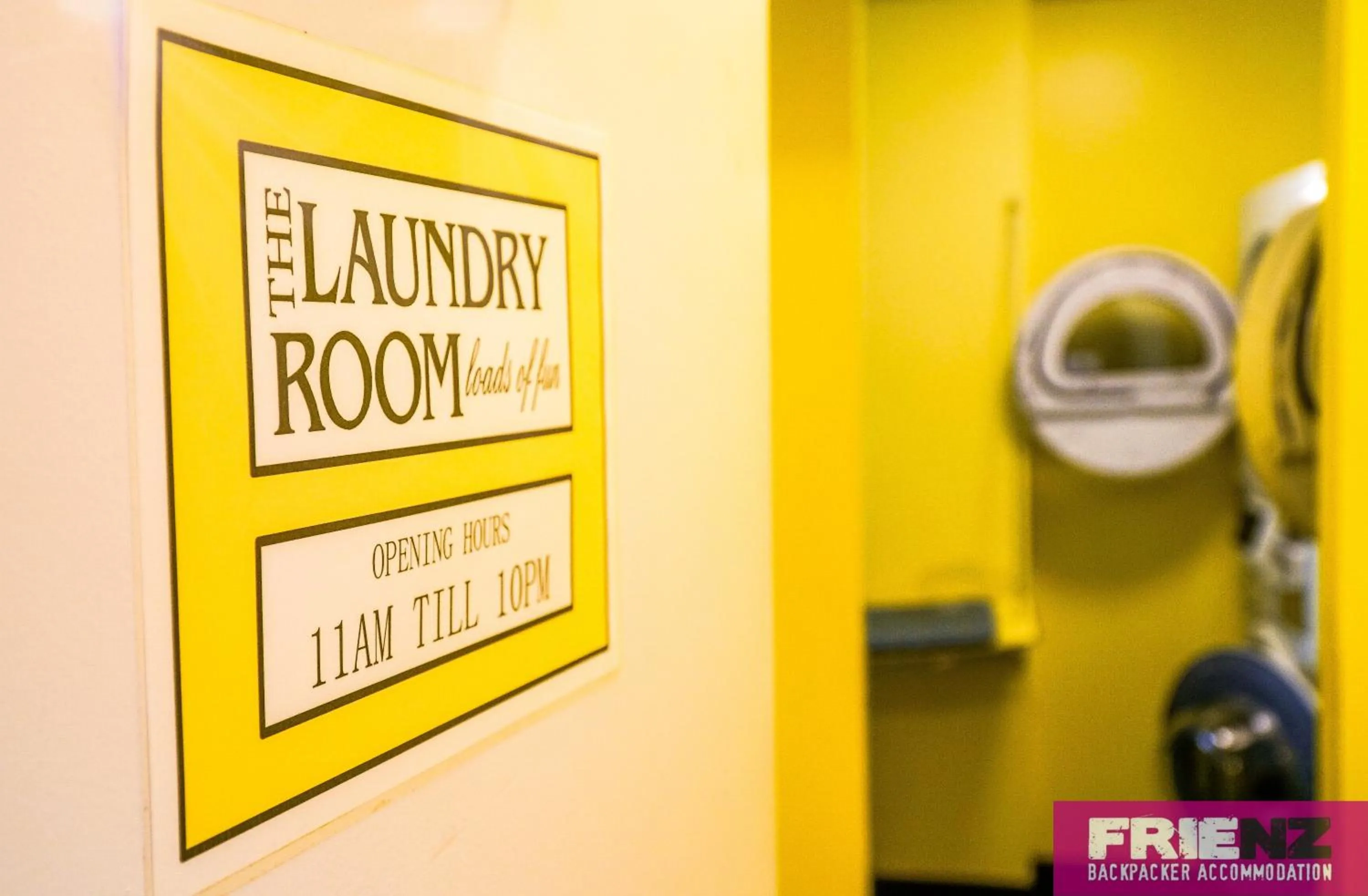 laundry in Frienz Backpacker