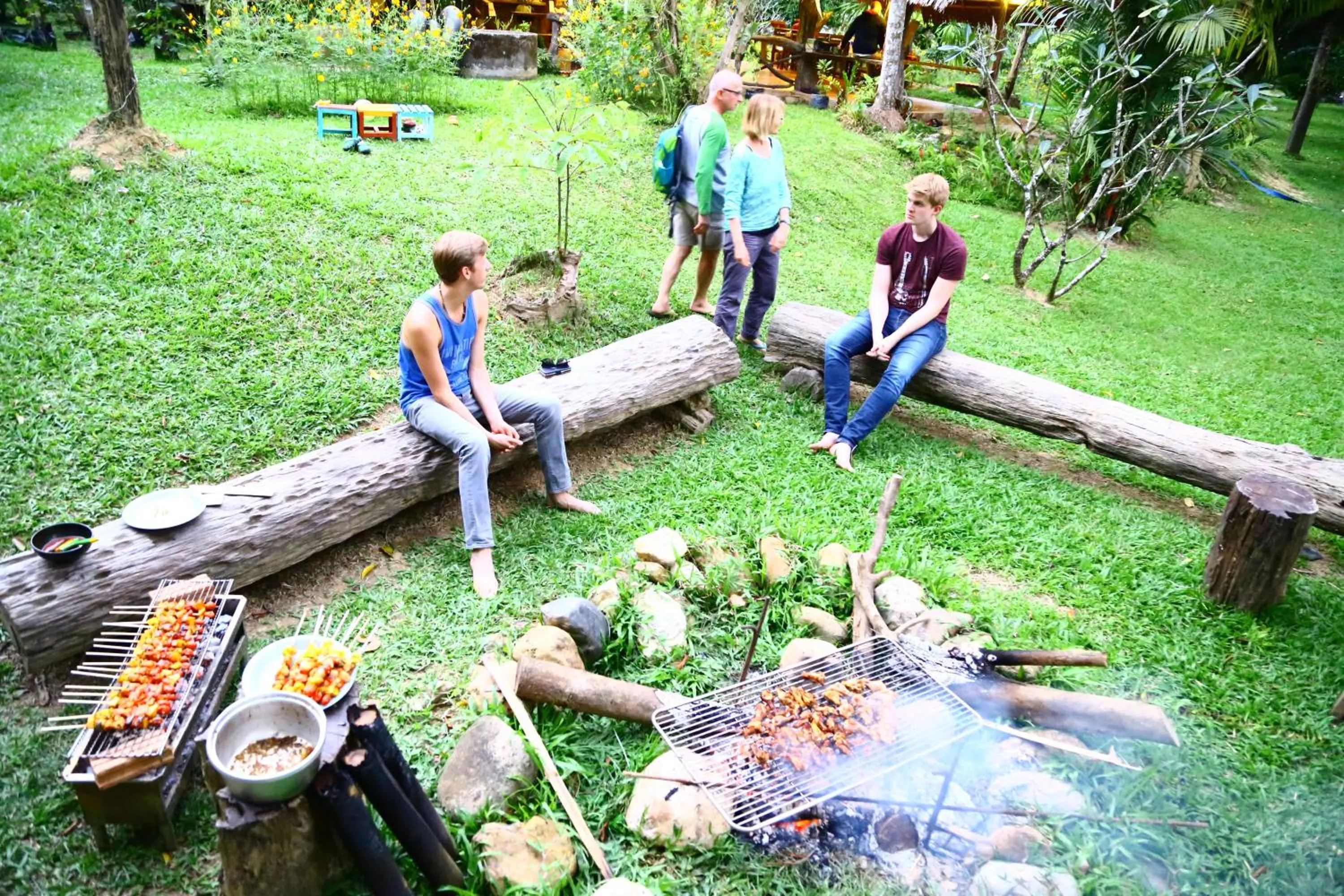 BBQ facilities in Baan Khaosok Resort