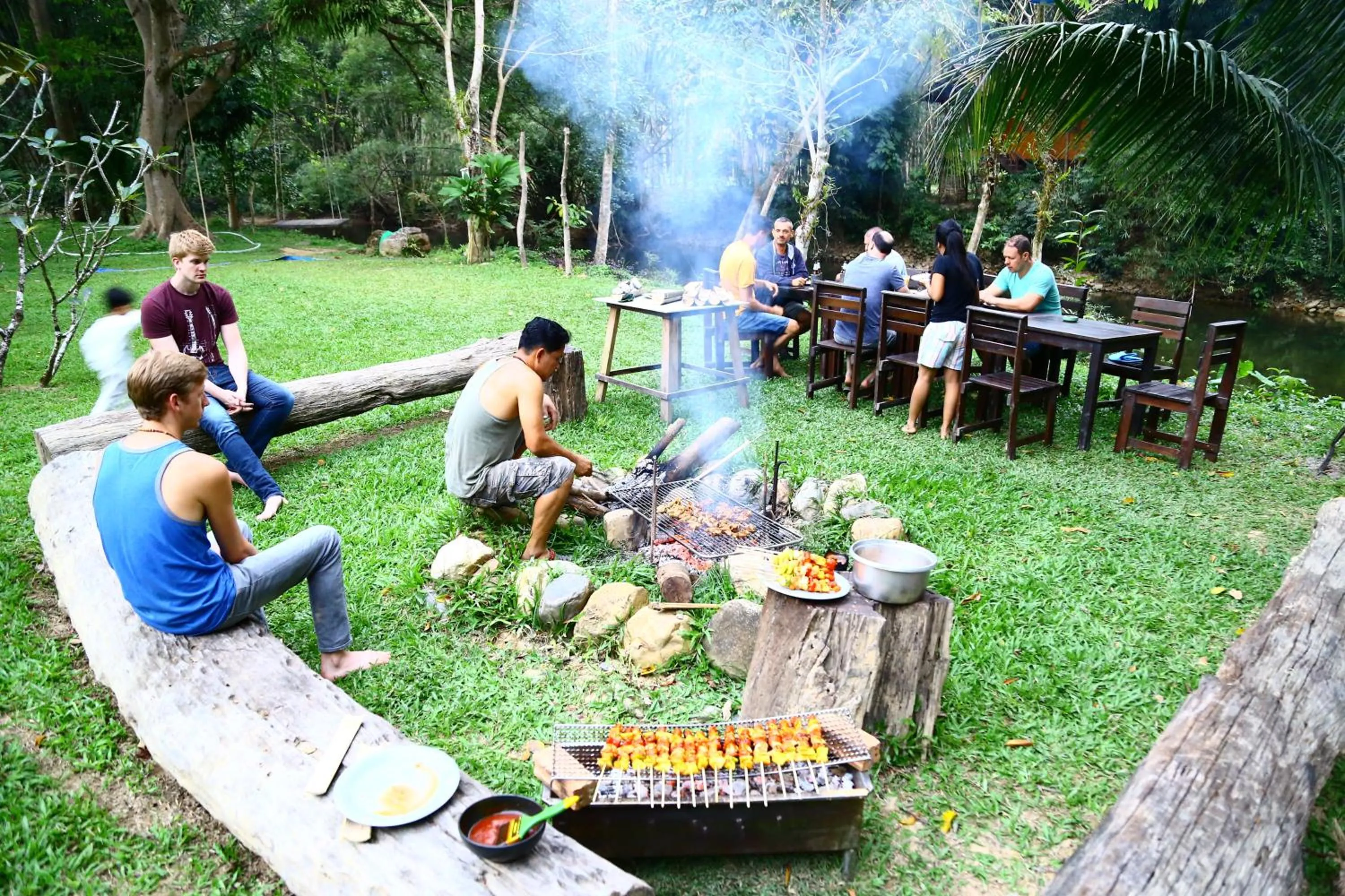 BBQ facilities in Baan Khaosok Resort