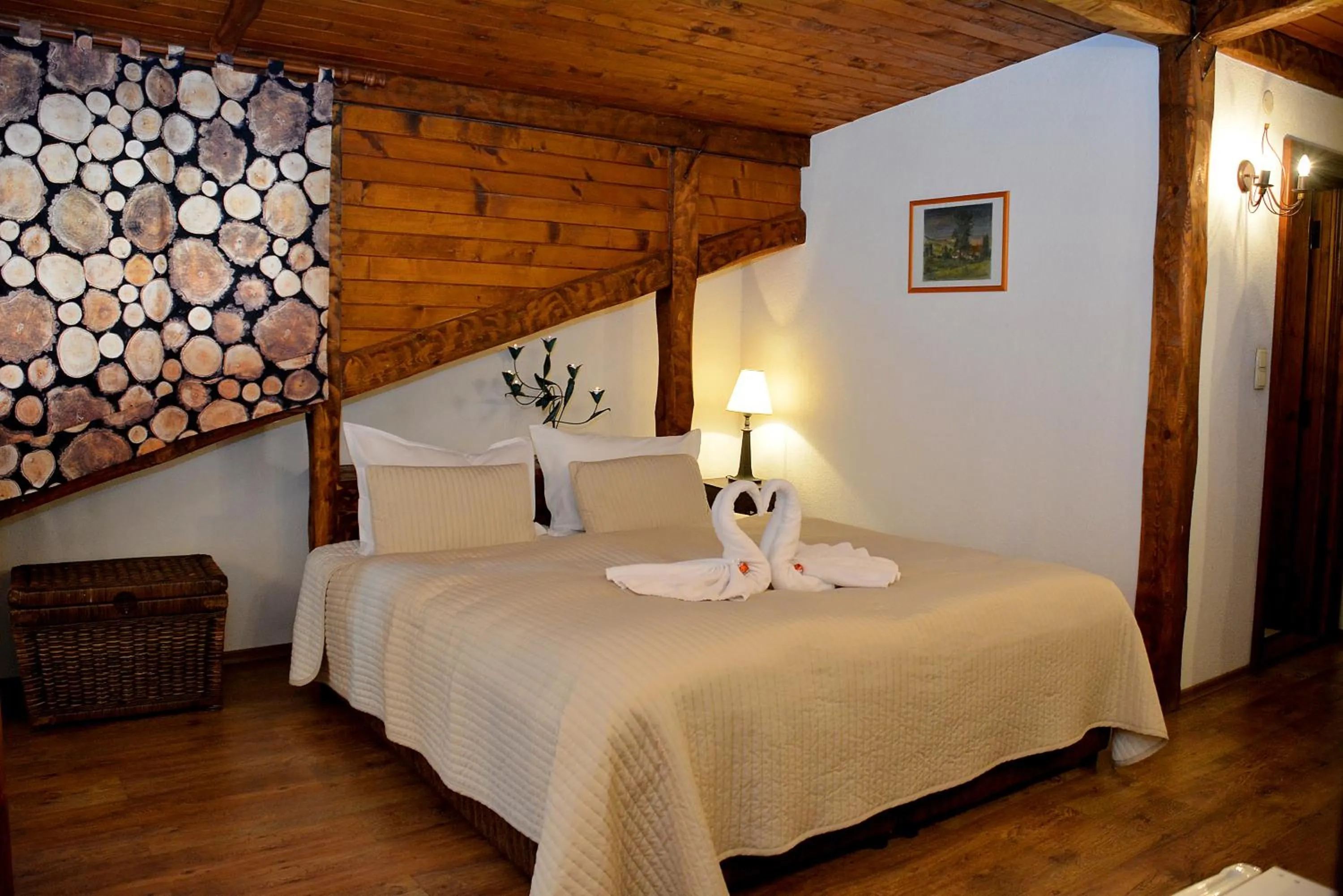Bed in Momini Dvori Boutique Guest House