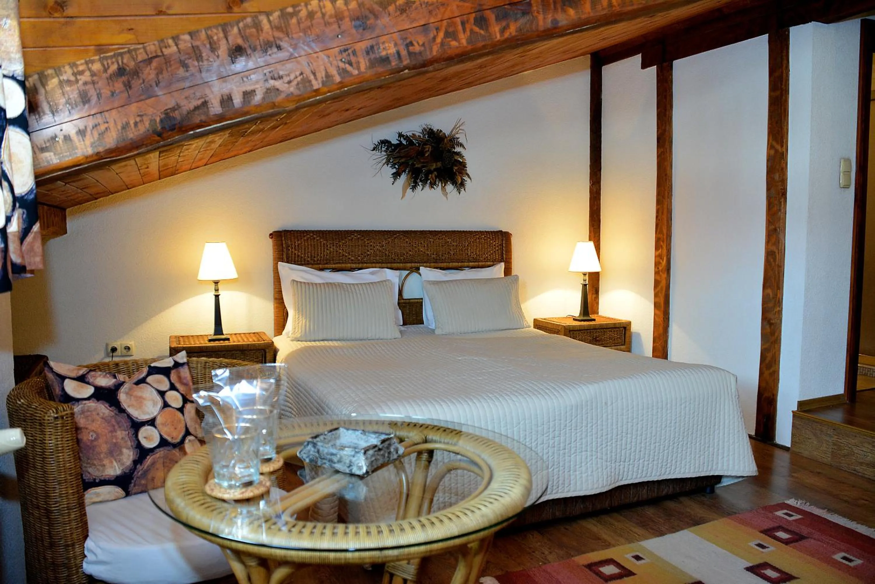 Bed in Momini Dvori Boutique Guest House