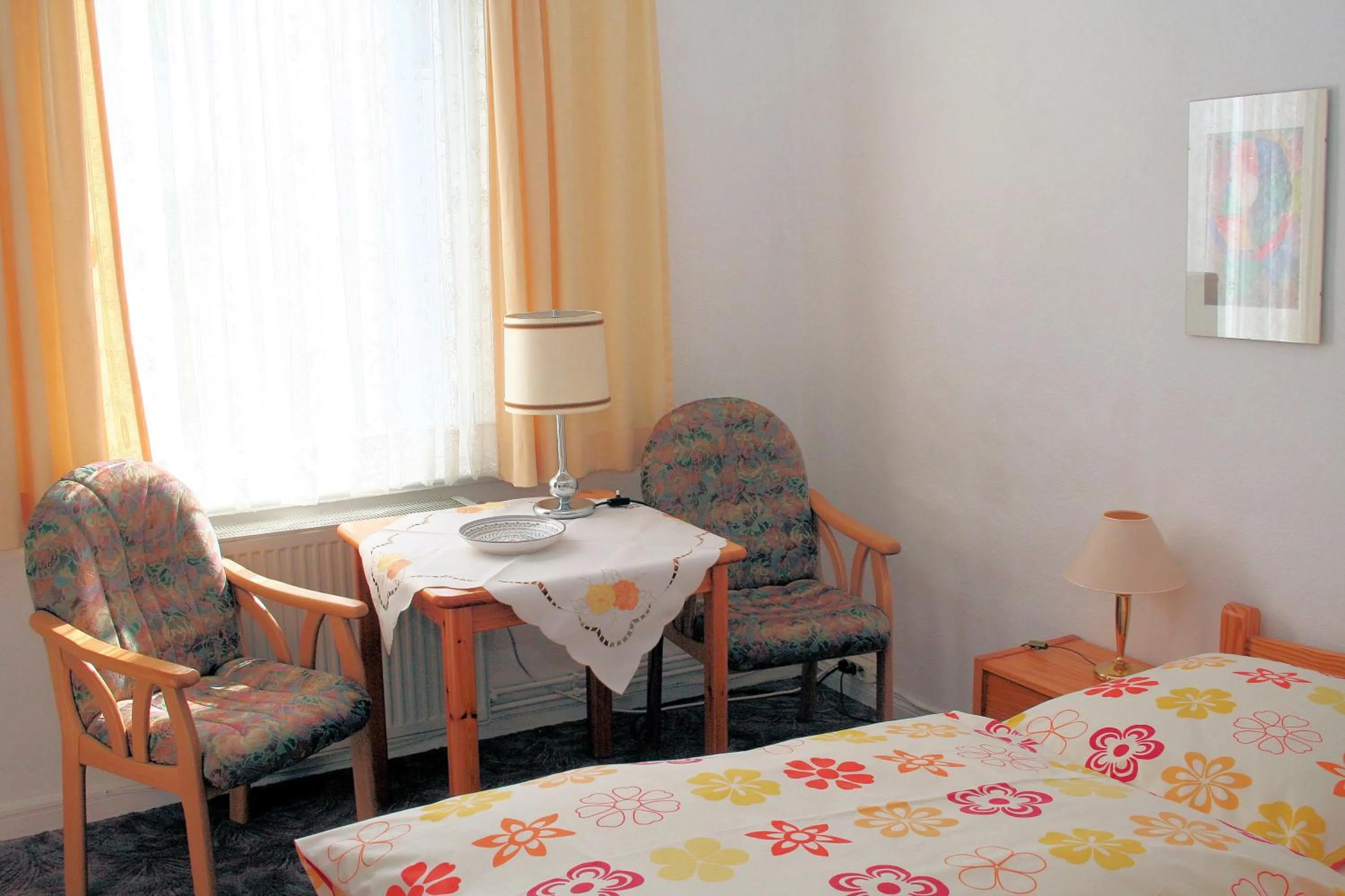 Seating area, Bed in Hotel Fernblick