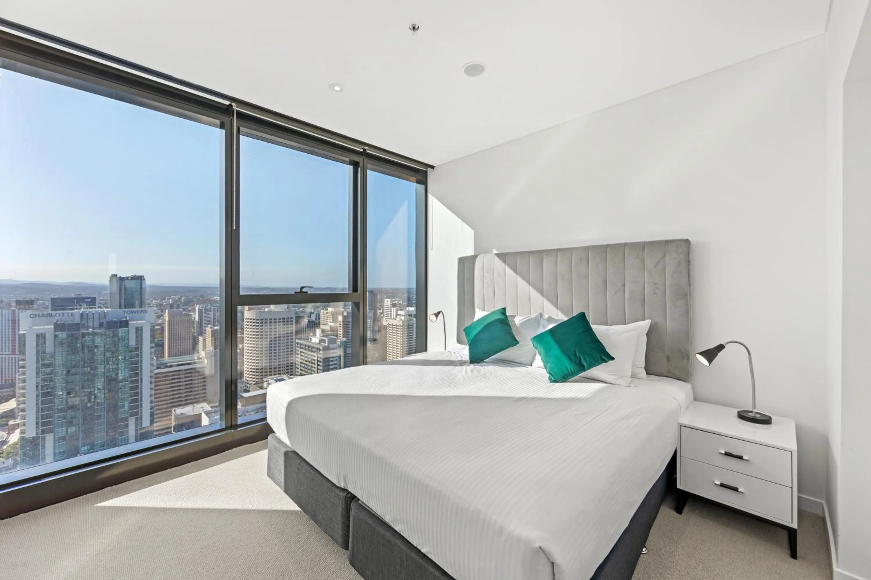 Bed in Brisbane Skytower by CLLIX