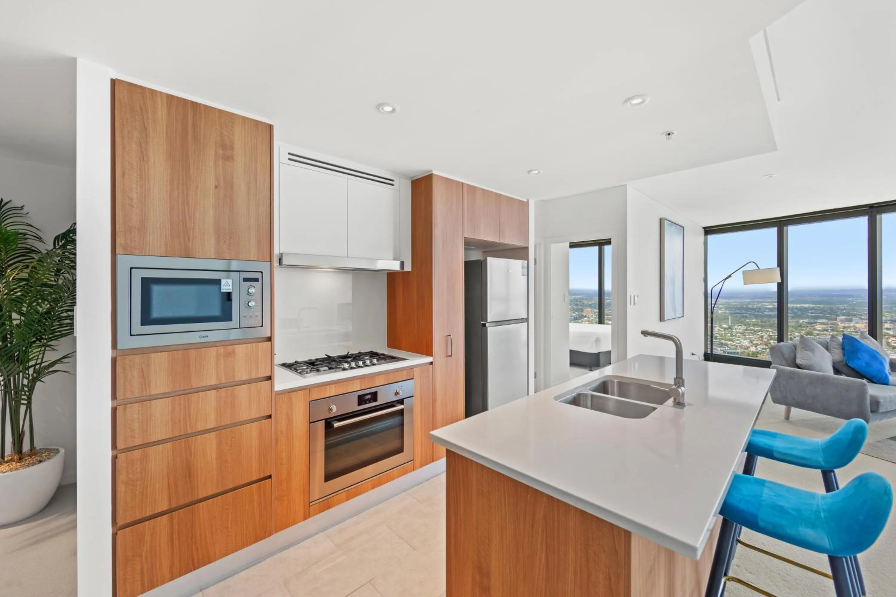 Kitchen or kitchenette in Brisbane Skytower by CLLIX