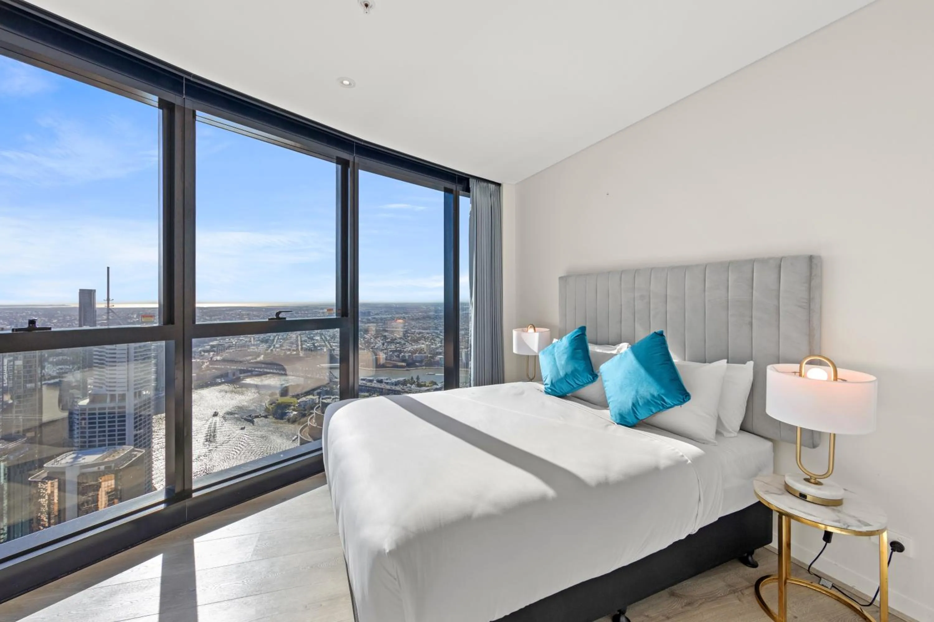 Bedroom, Bed in Brisbane Skytower by CLLIX