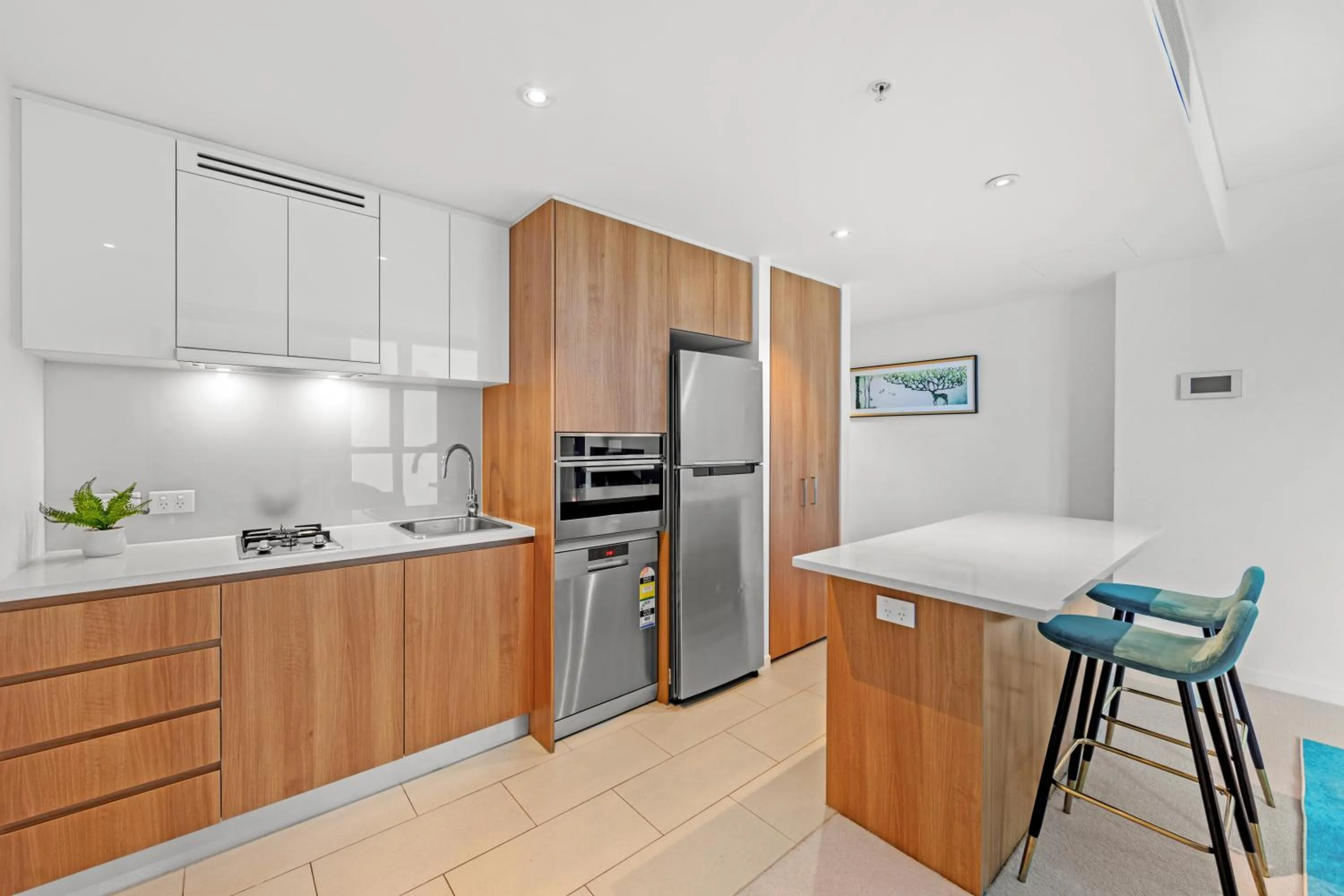 Kitchen or kitchenette in Brisbane Skytower by CLLIX